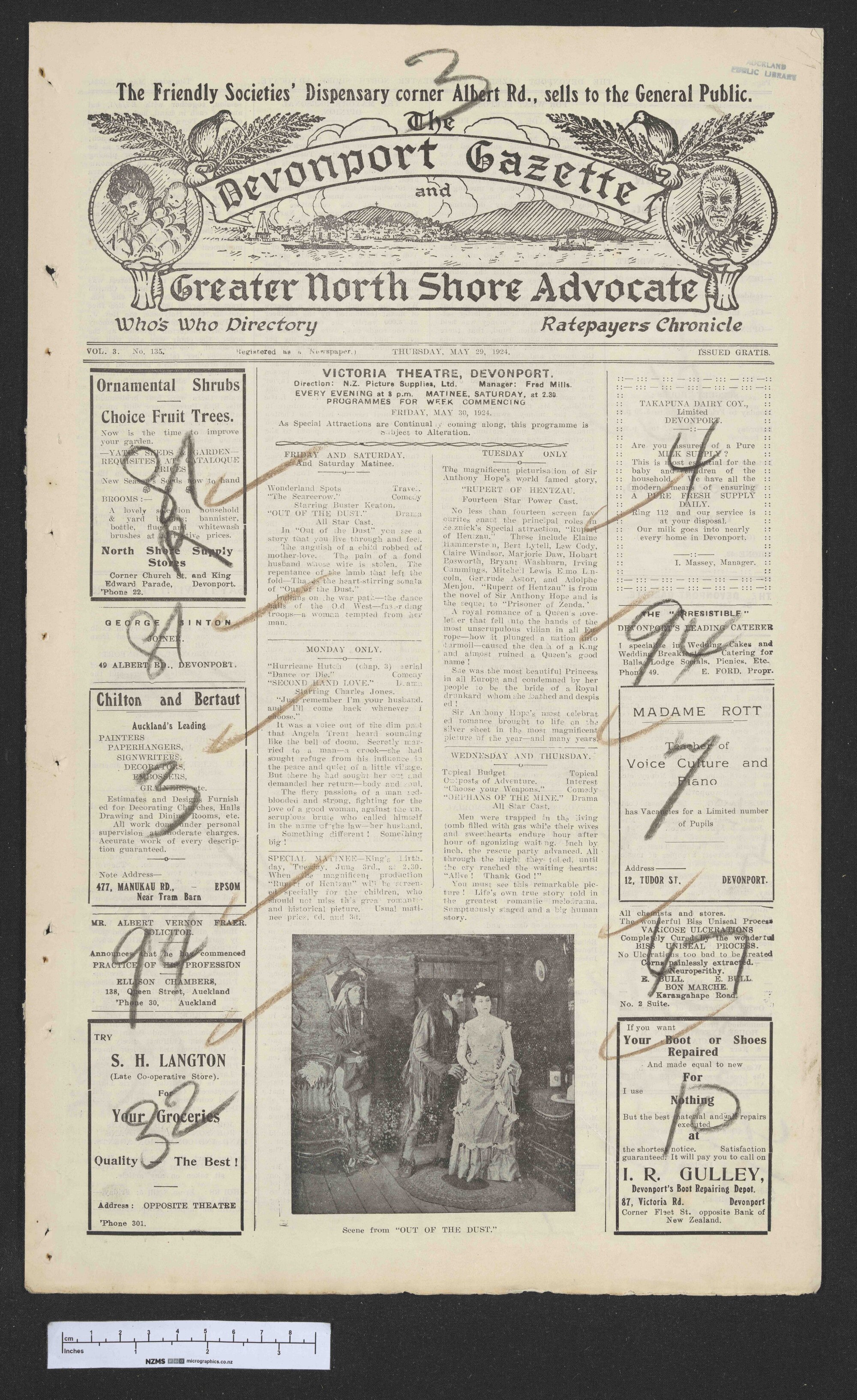 1924-05-29 Devonport Gazette &amp; Greater North Shore Advocate
