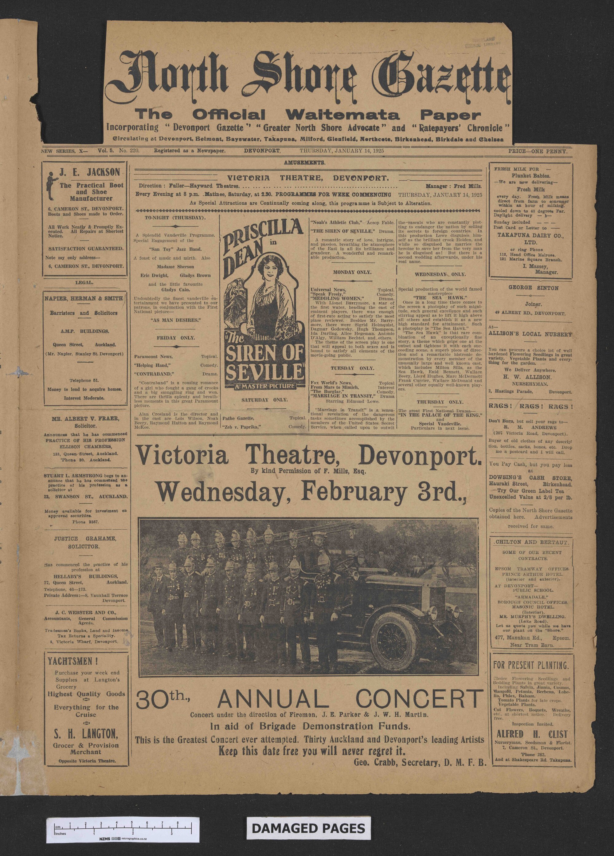 1926-01-14 North Shore Gazette