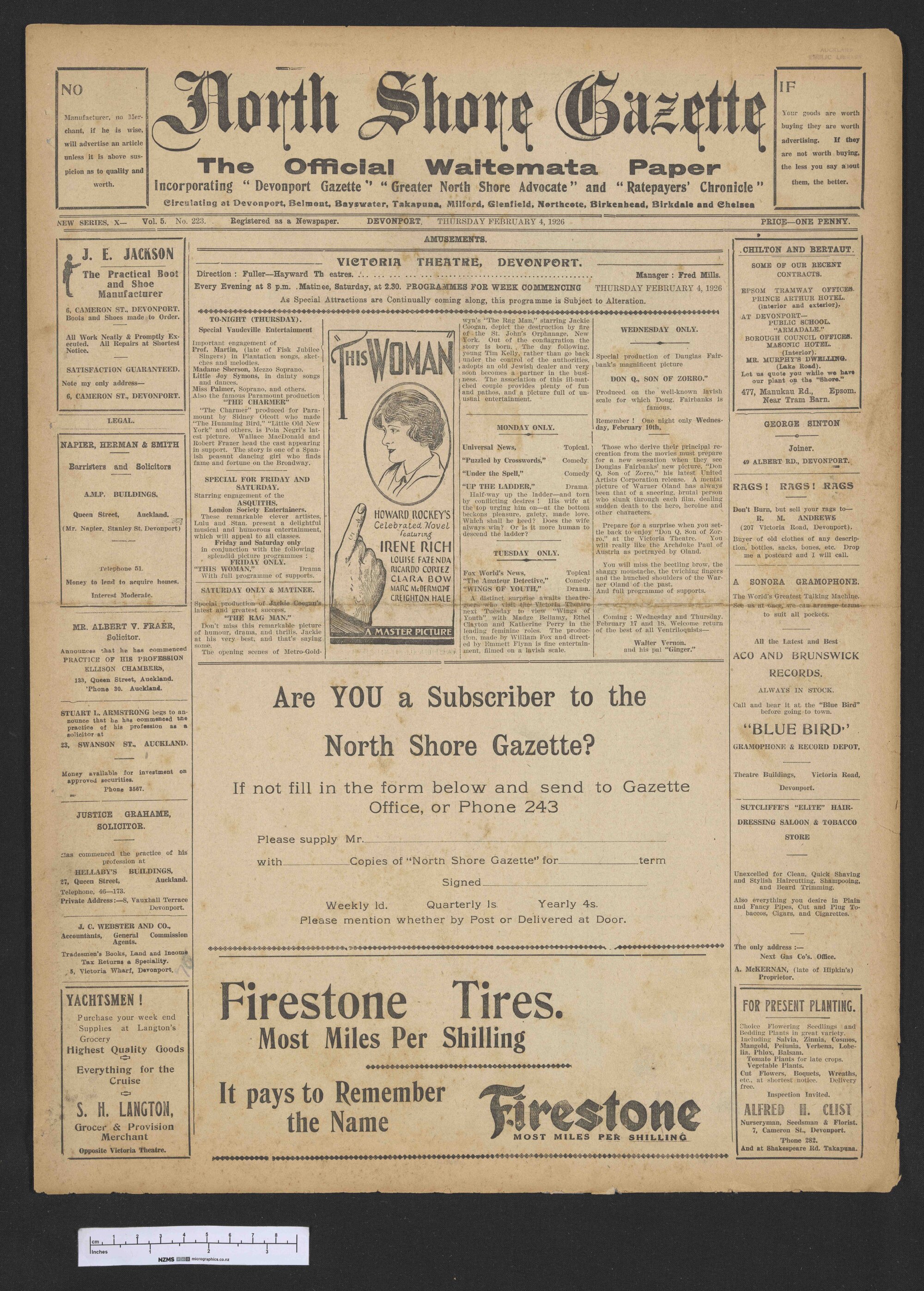 1926-02-04 North Shore Gazette