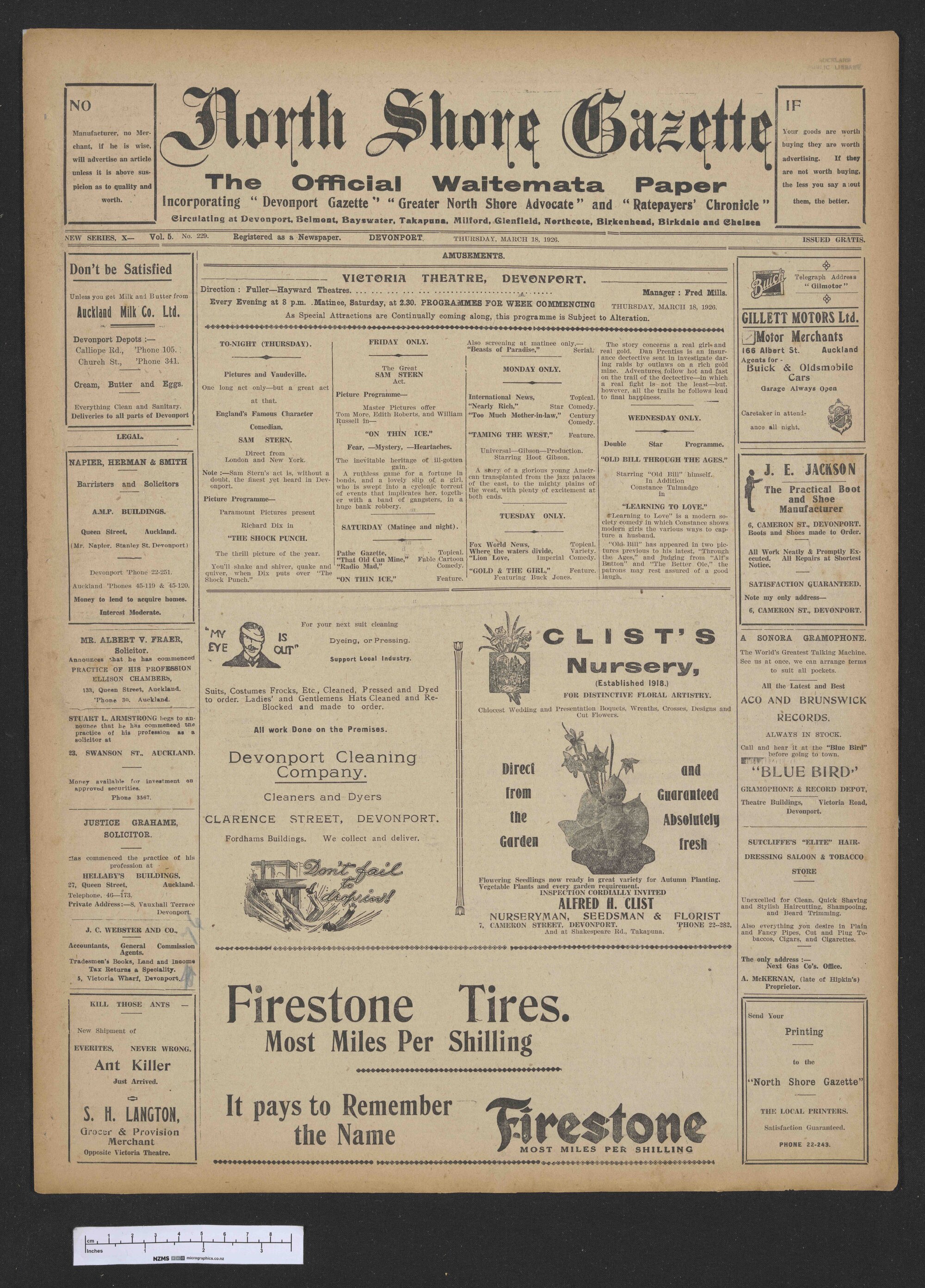 1926-03-18 North Shore Gazette