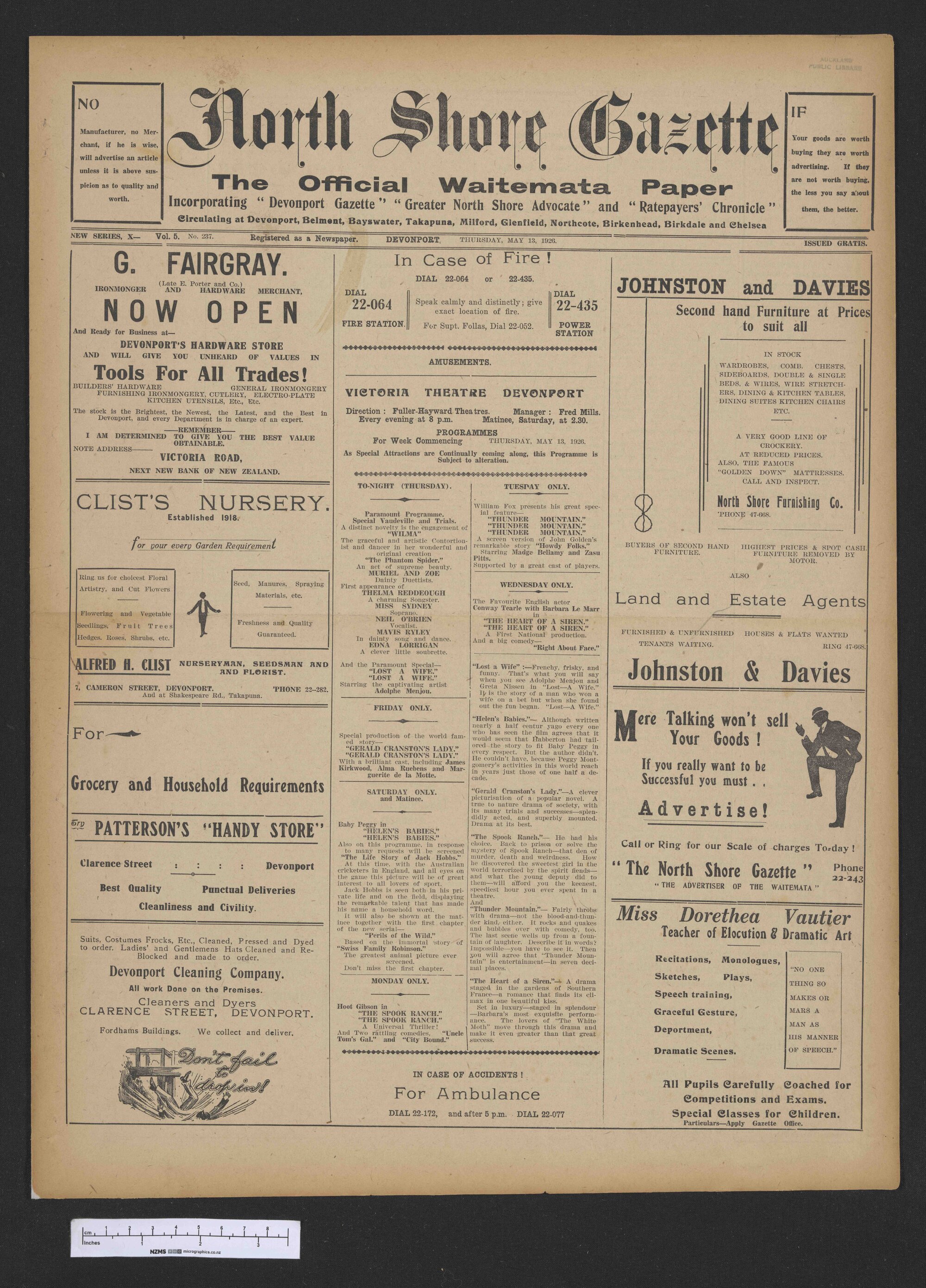 1926-05-13 North Shore Gazette