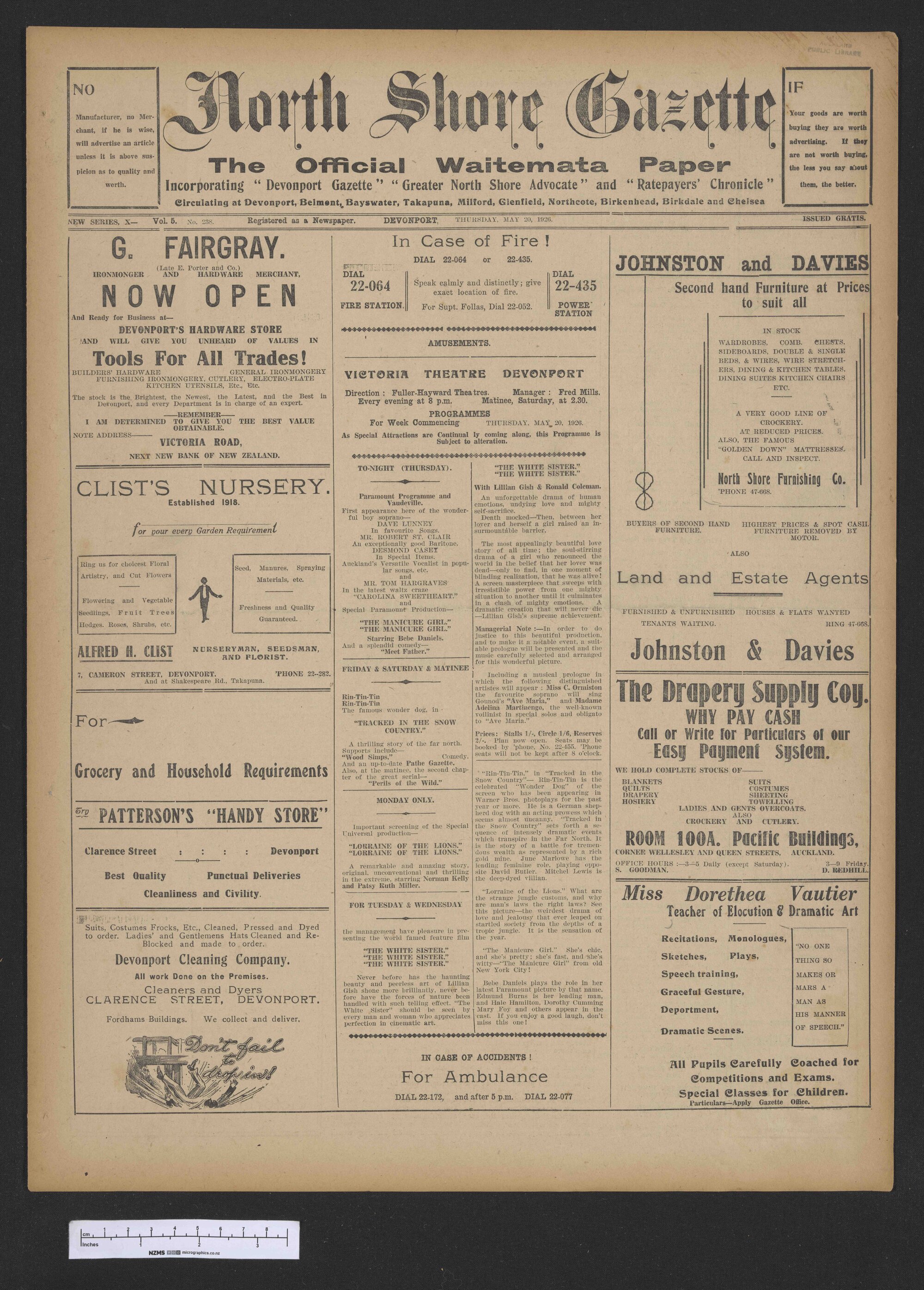 1926-05-20 North Shore Gazette