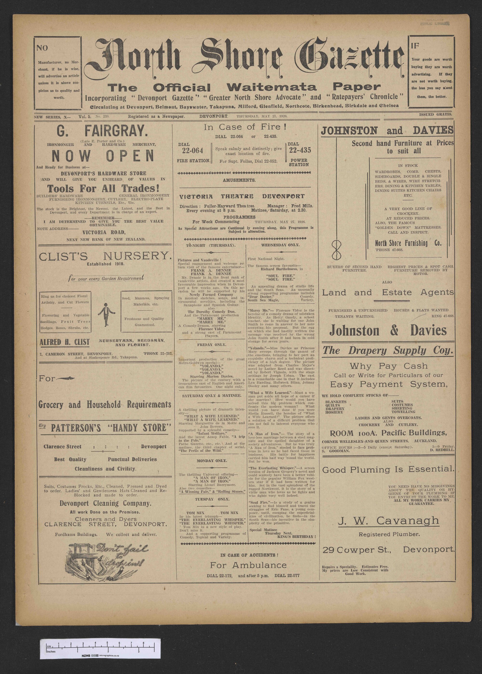 1926-05-27 North Shore Gazette