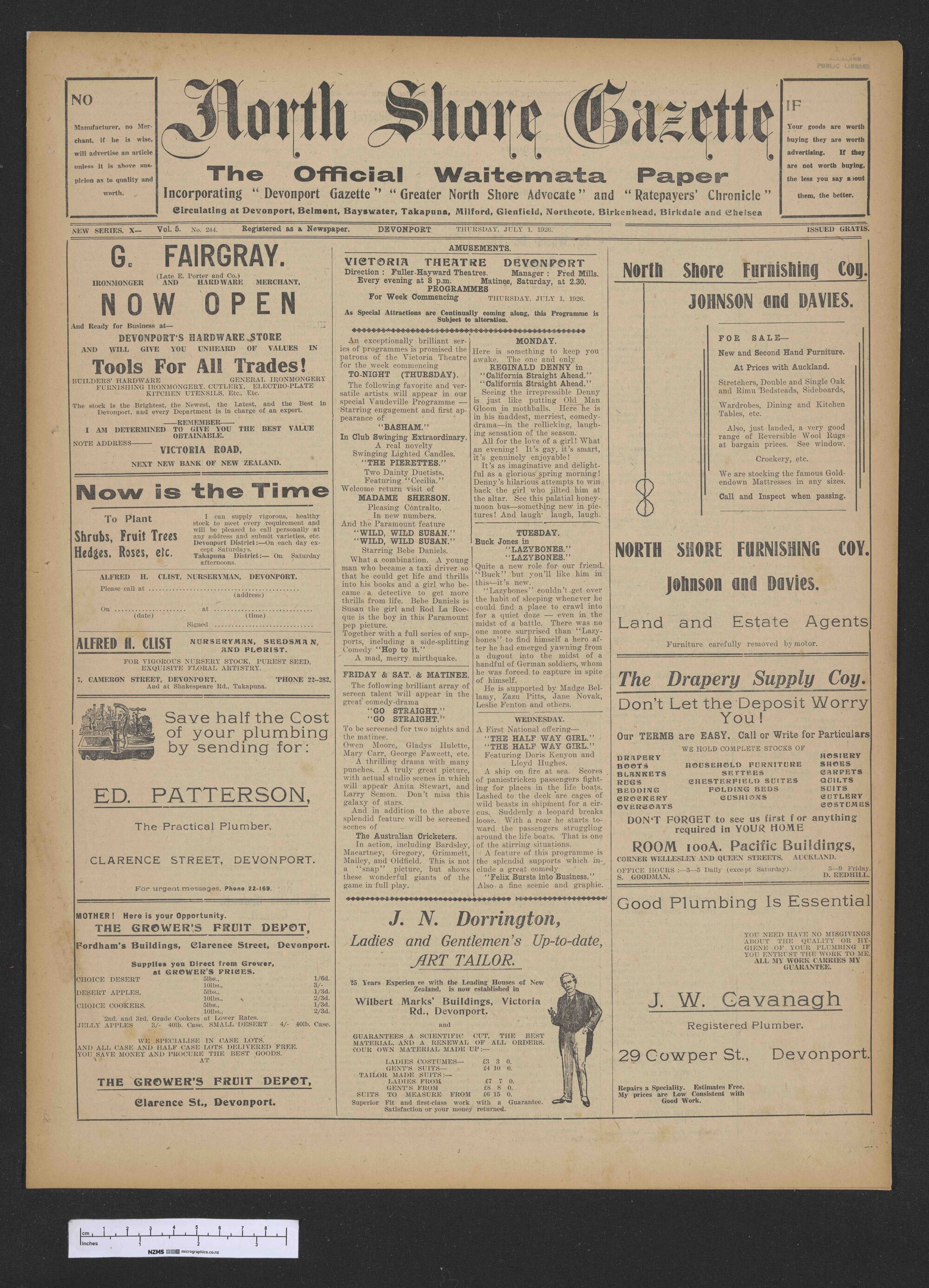 1926-07-01 North Shore Gazette