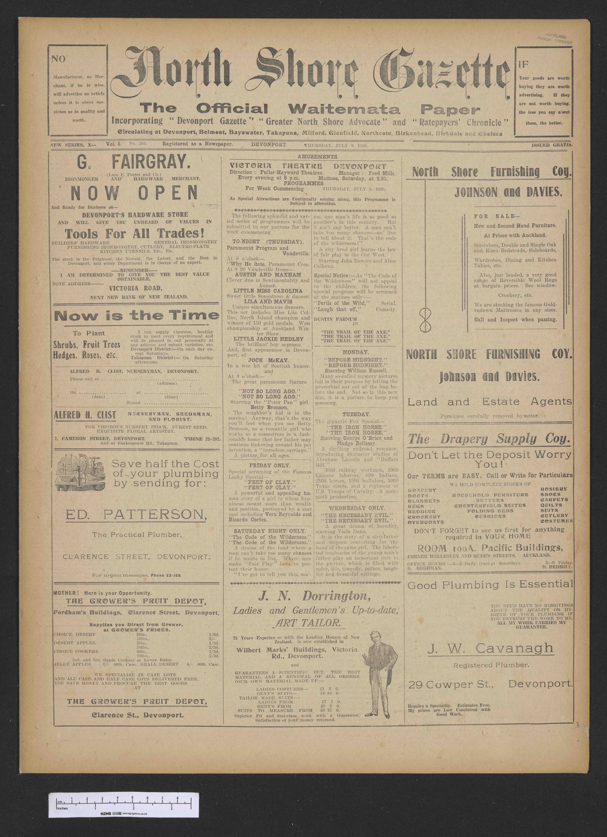 1926-07-08 North Shore Gazette