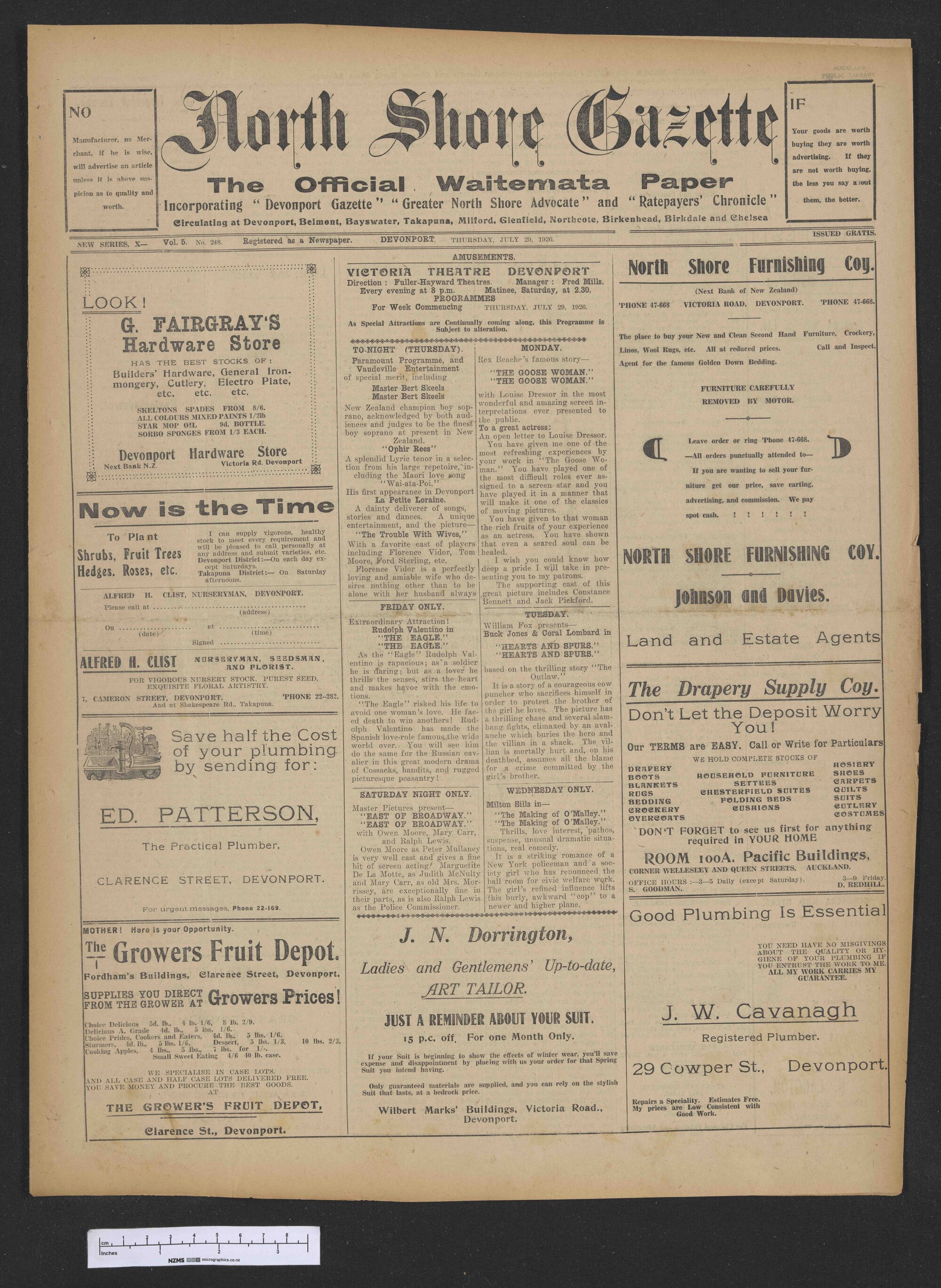 1926-07-29 North Shore Gazette