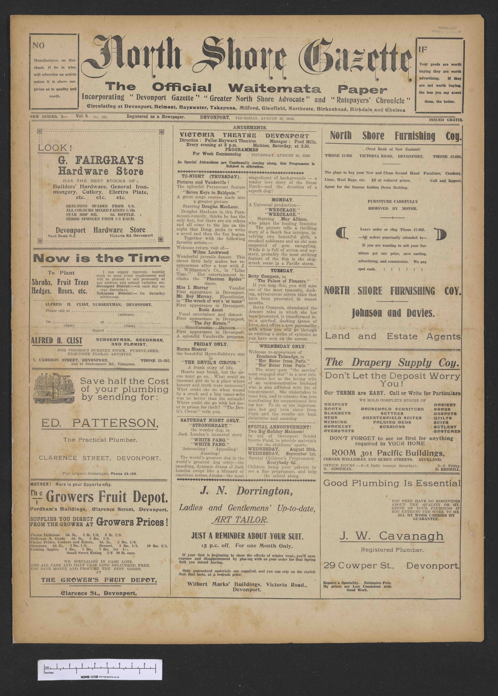 1926-08-19 North Shore Gazette