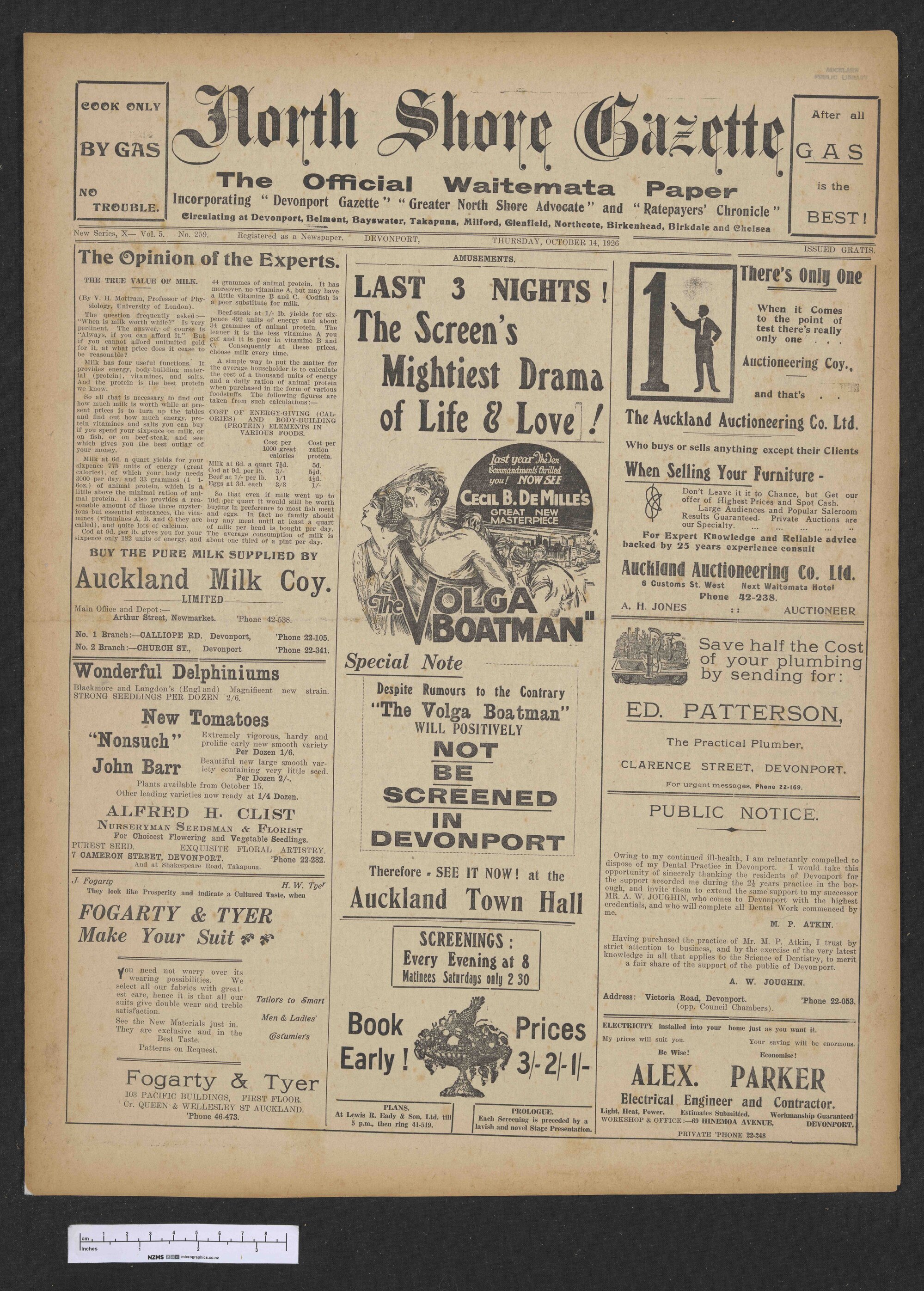 1926-10-14 North Shore Gazette