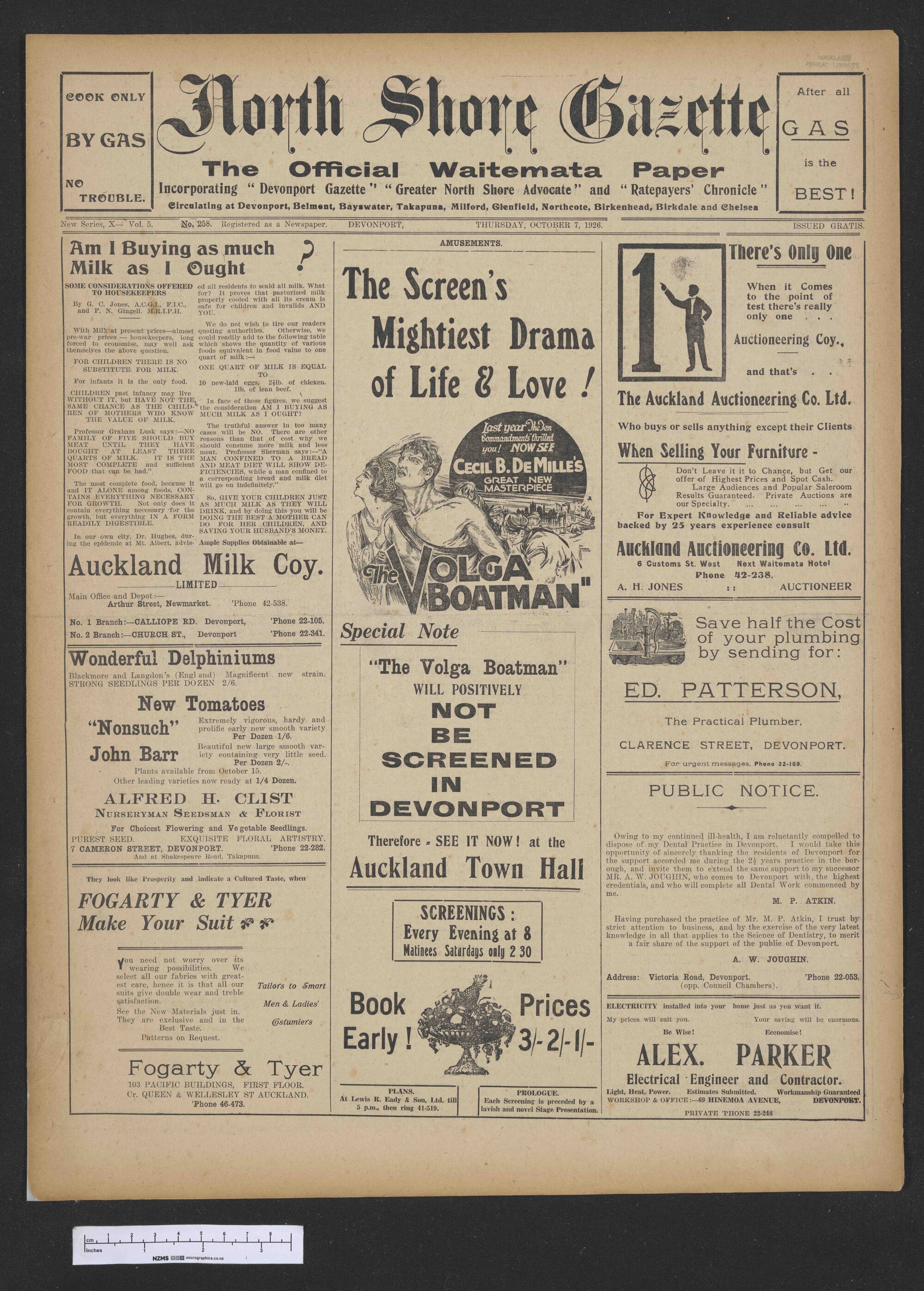 1926-10-07 North Shore Gazette