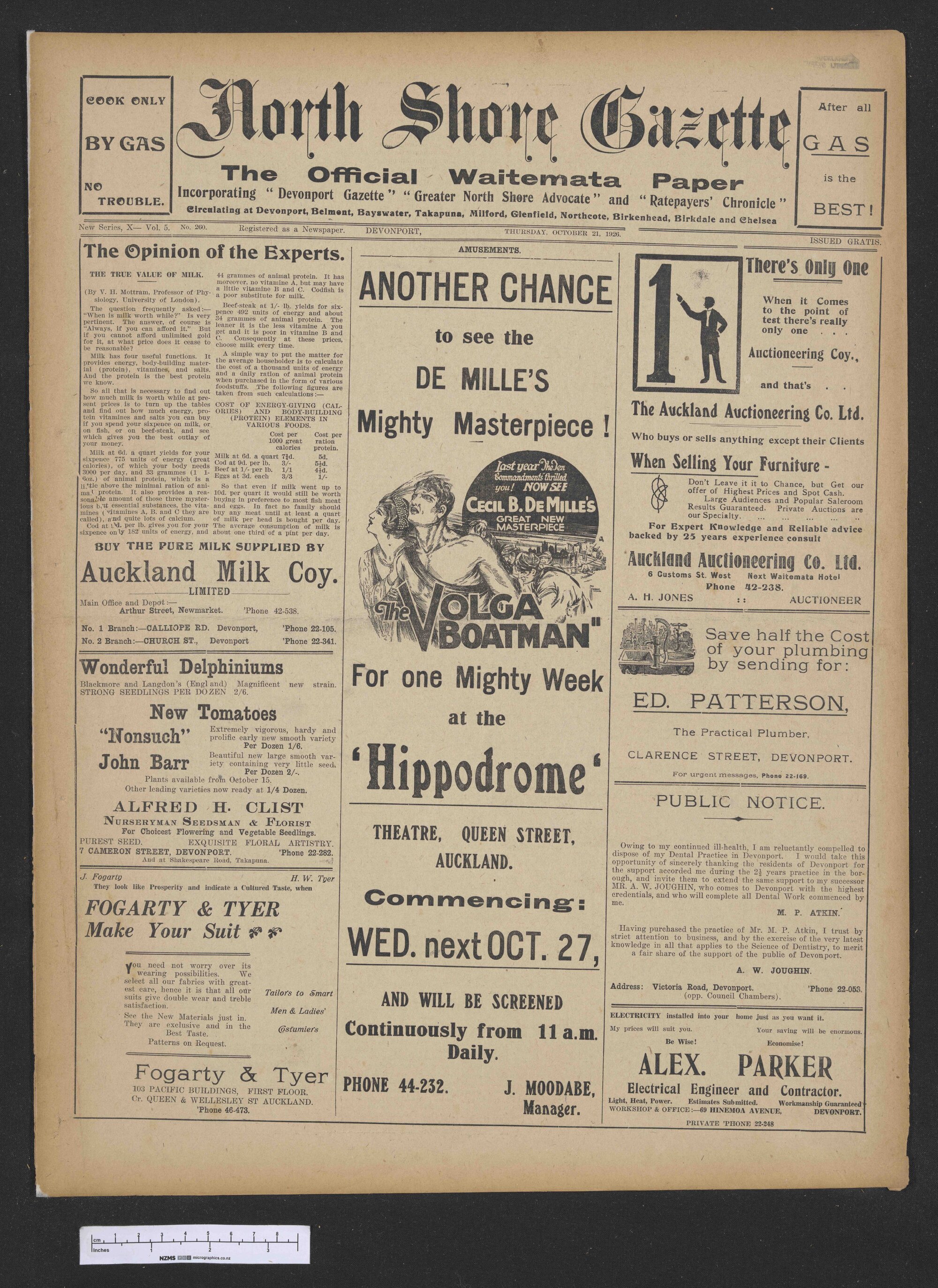1926-10-21 North Shore Gazette