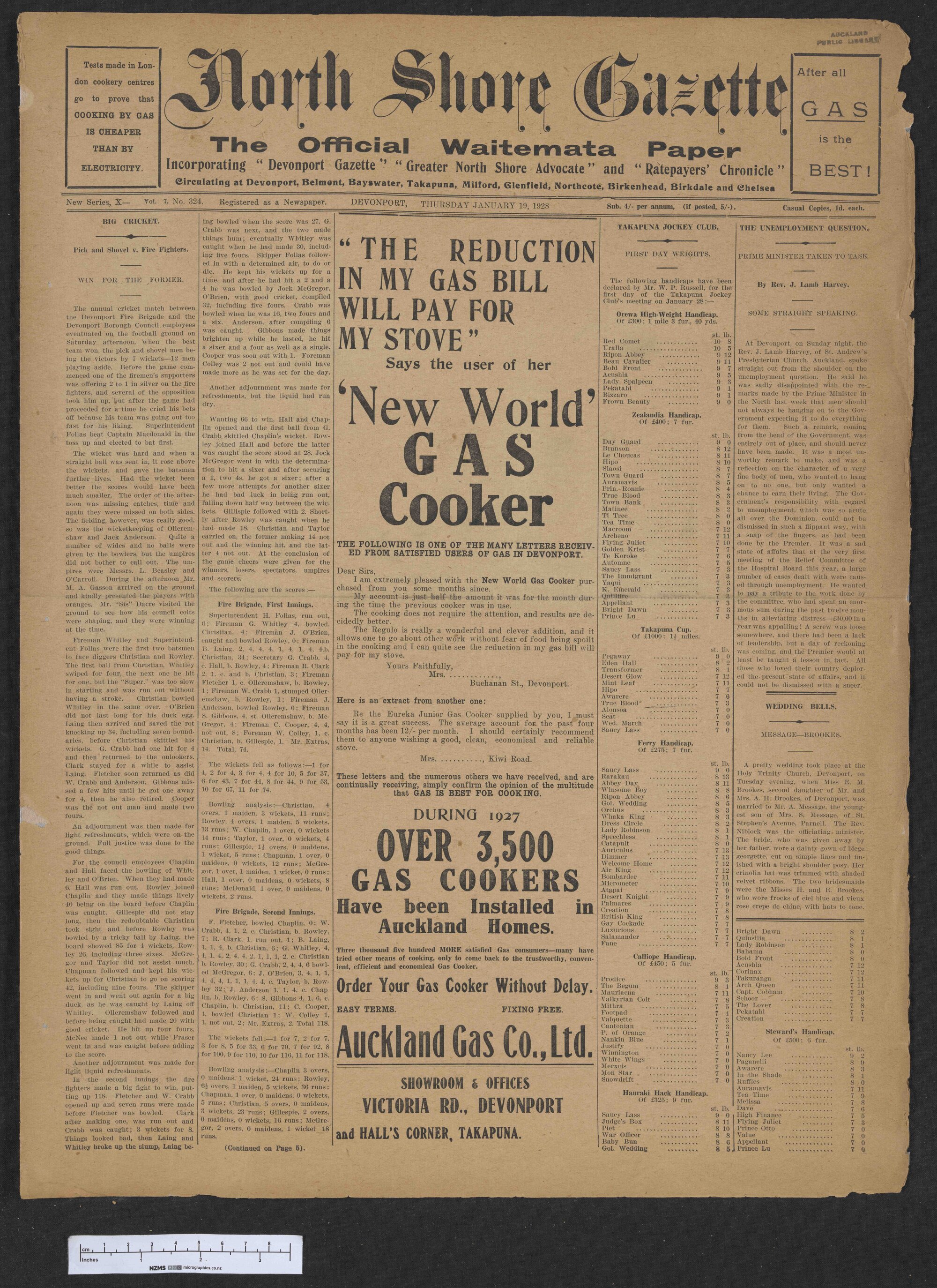 1928-01-19 North Shore Gazette