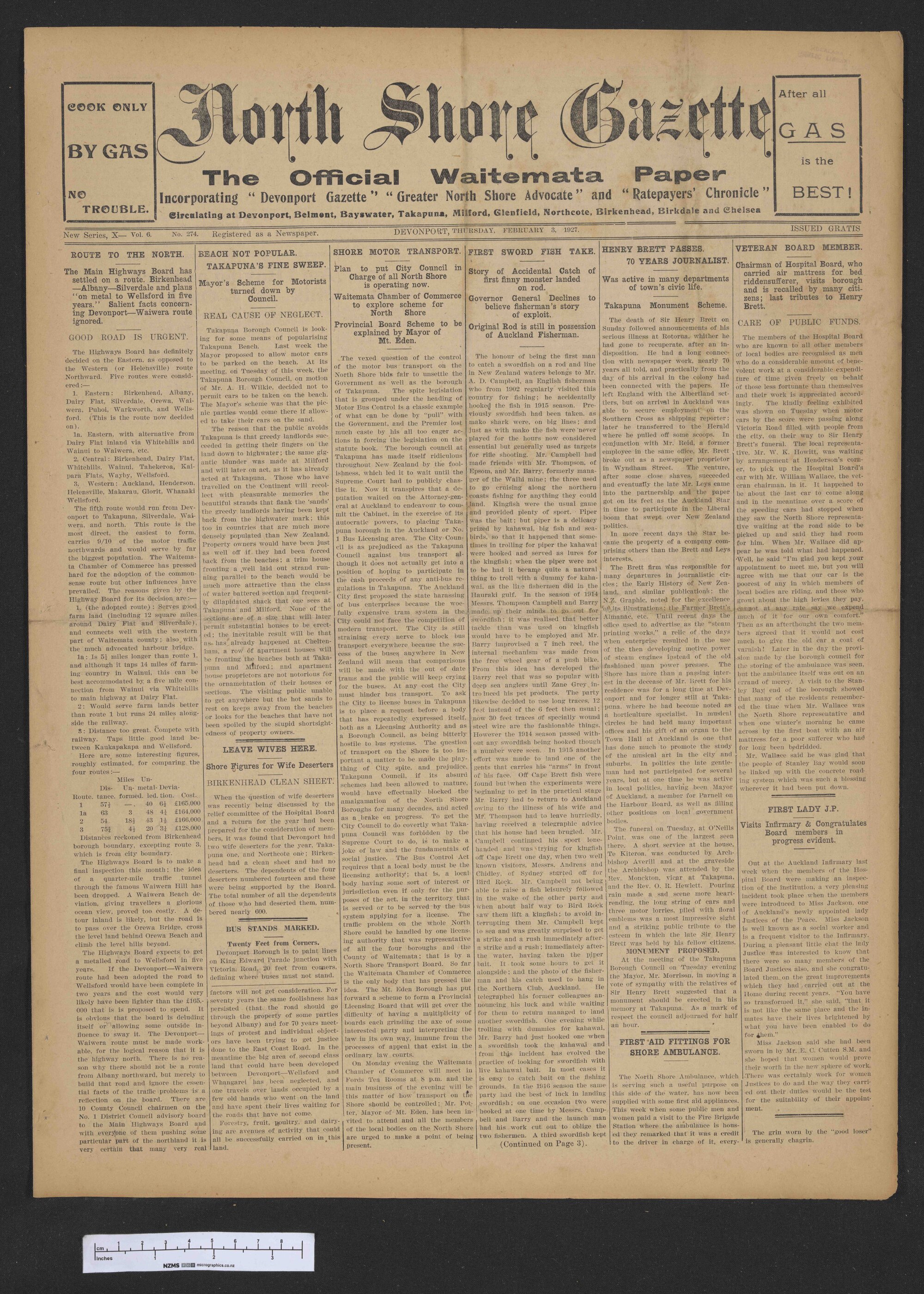 1927-02-03 North Shore Gazette