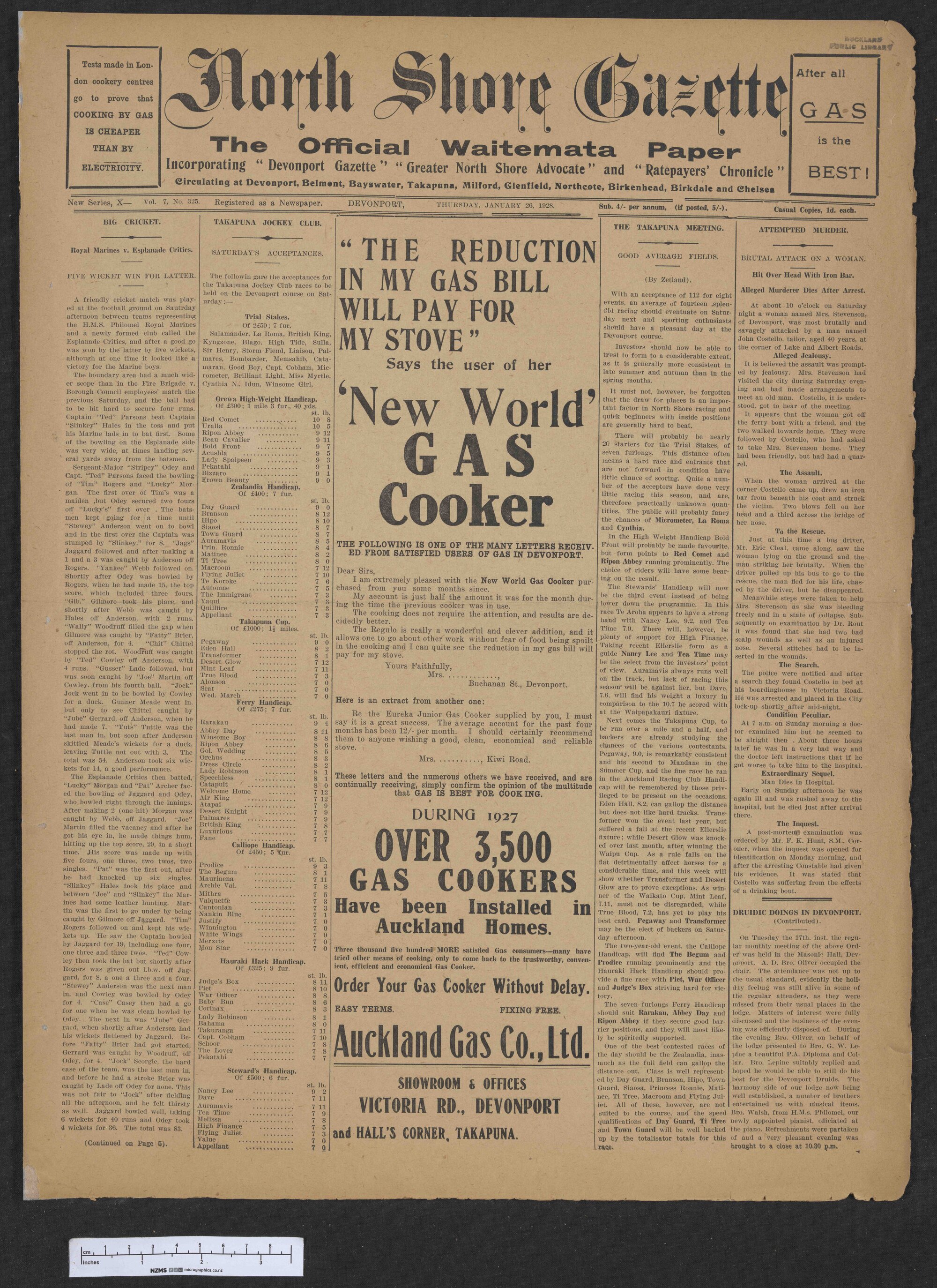 1928-01-26 North Shore Gazette