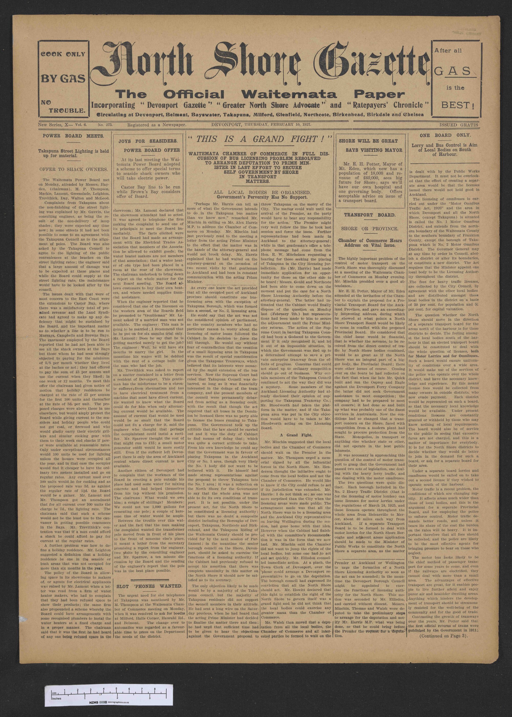 1927-02-10 North Shore Gazette