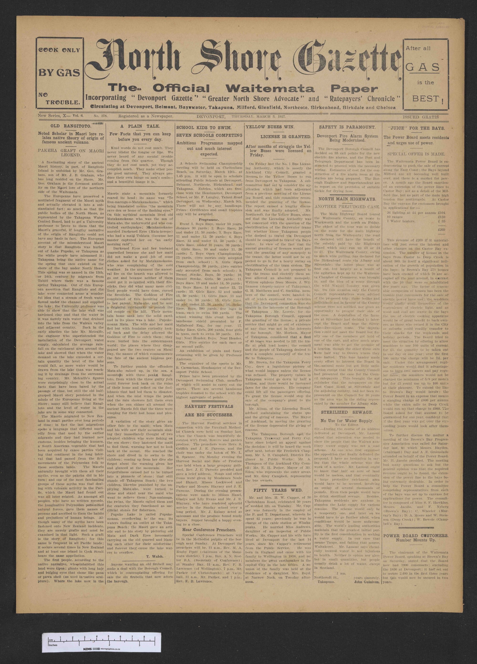 1927-03-03 North Shore Gazette