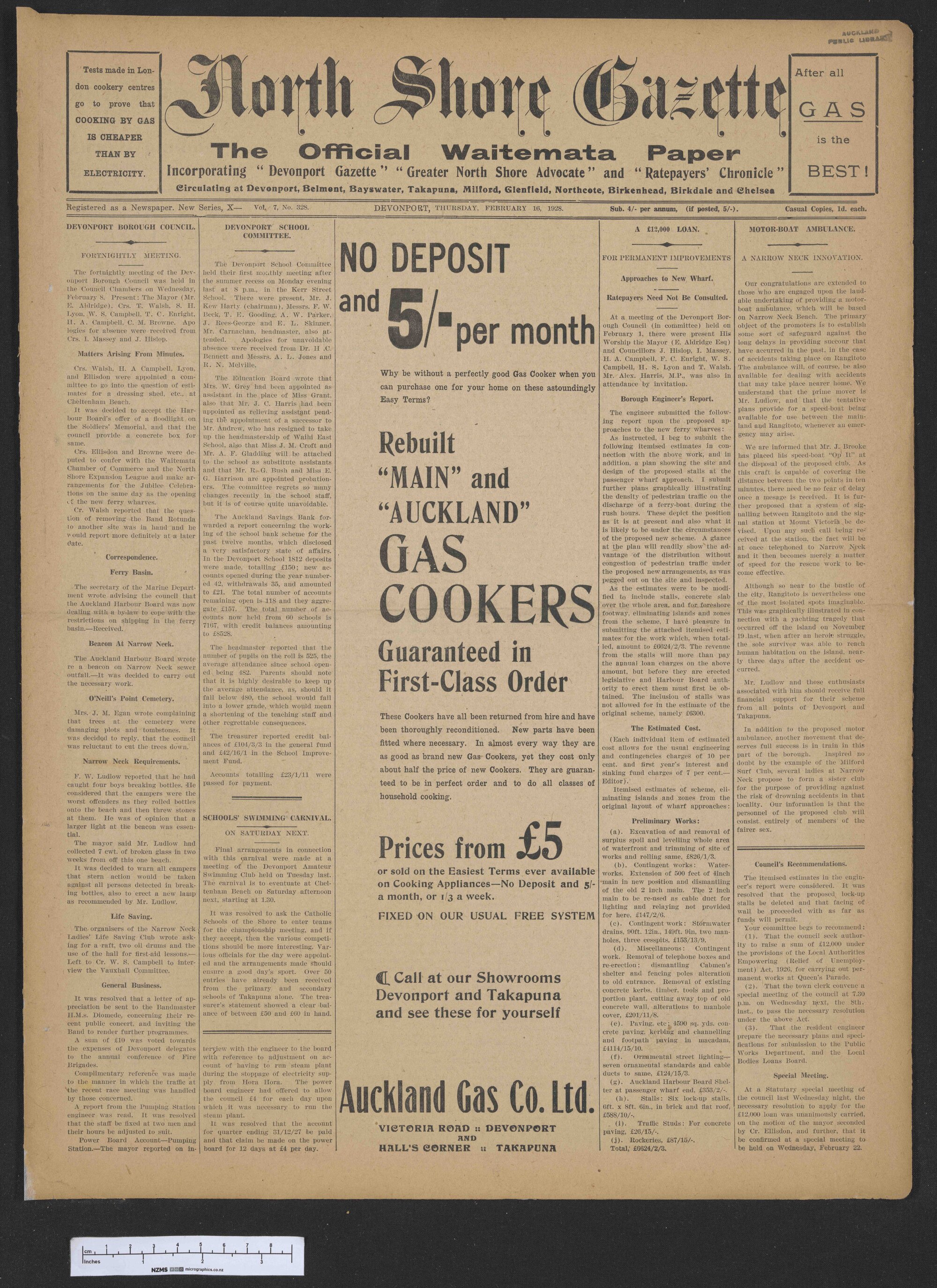 1928-02-16 North Shore Gazette