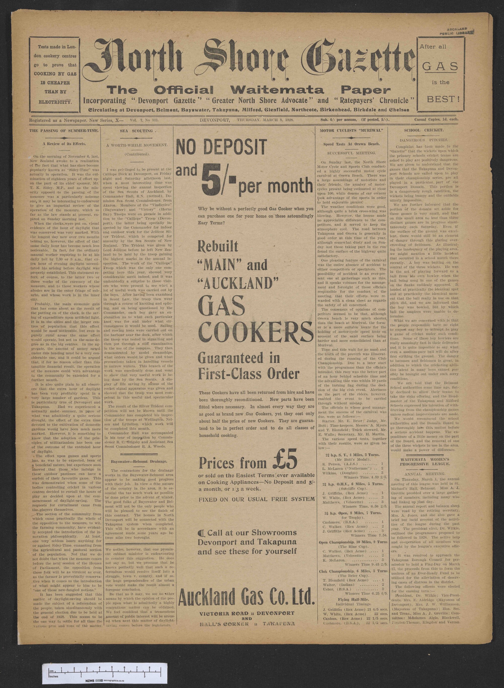 1928-03-08 North Shore Gazette