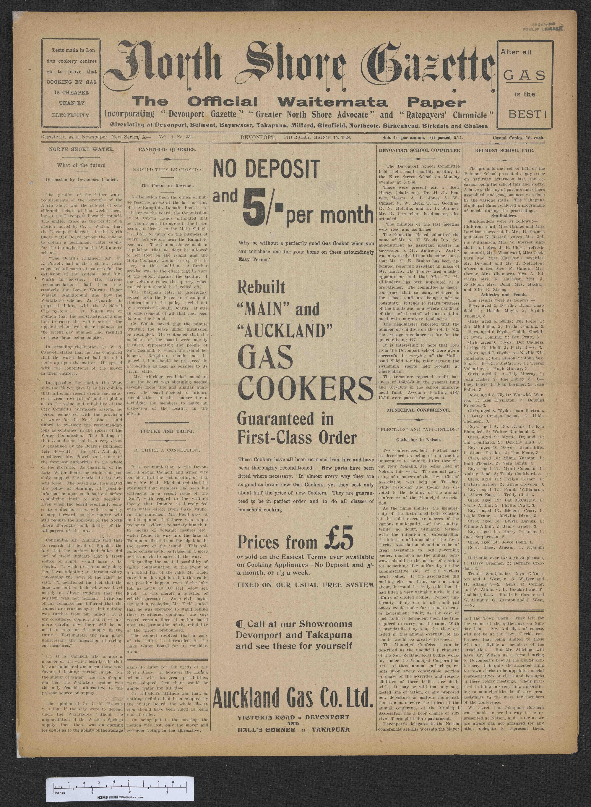 1928-03-15 North Shore Gazette