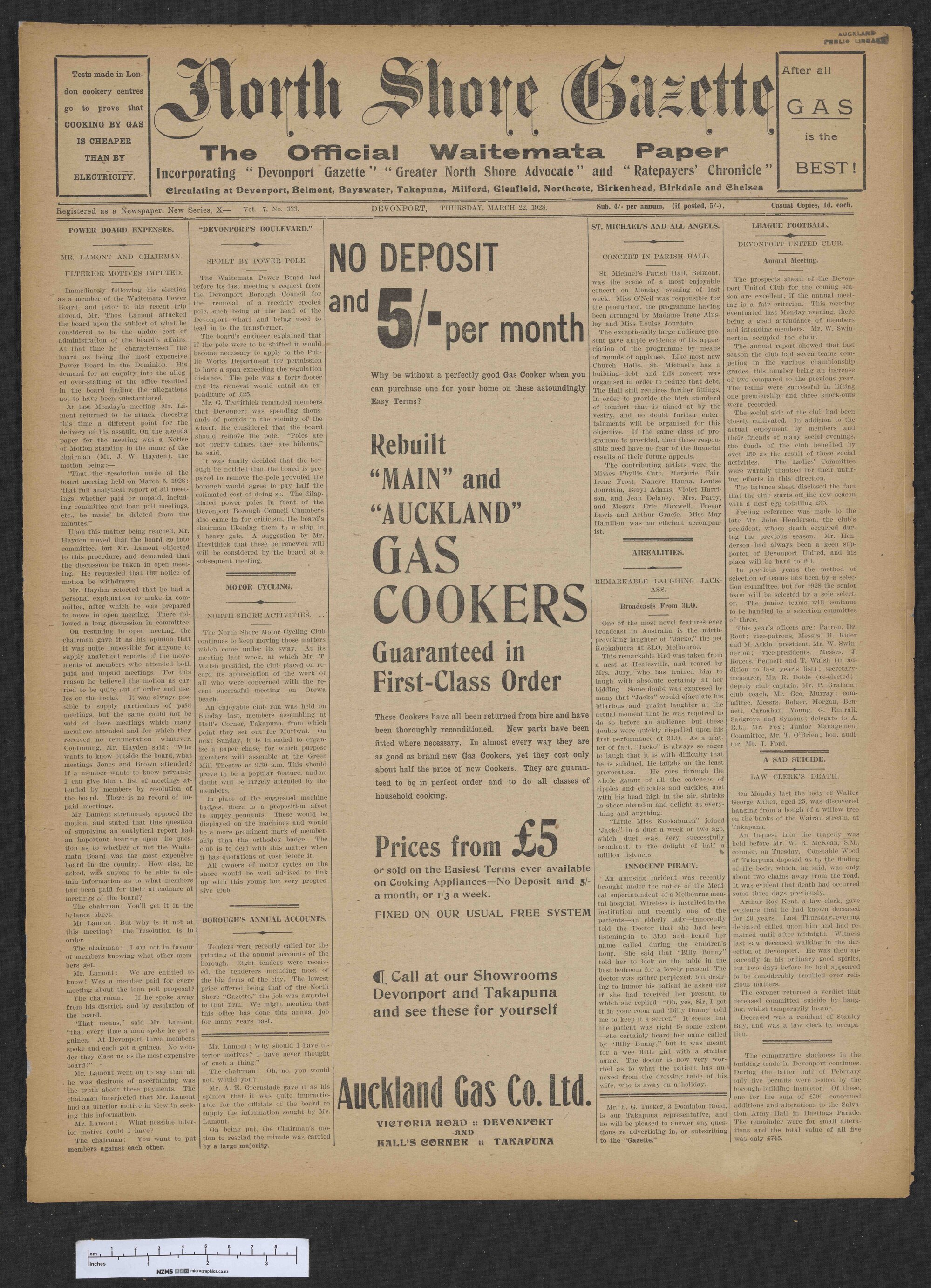 1928-03-22 North Shore Gazette