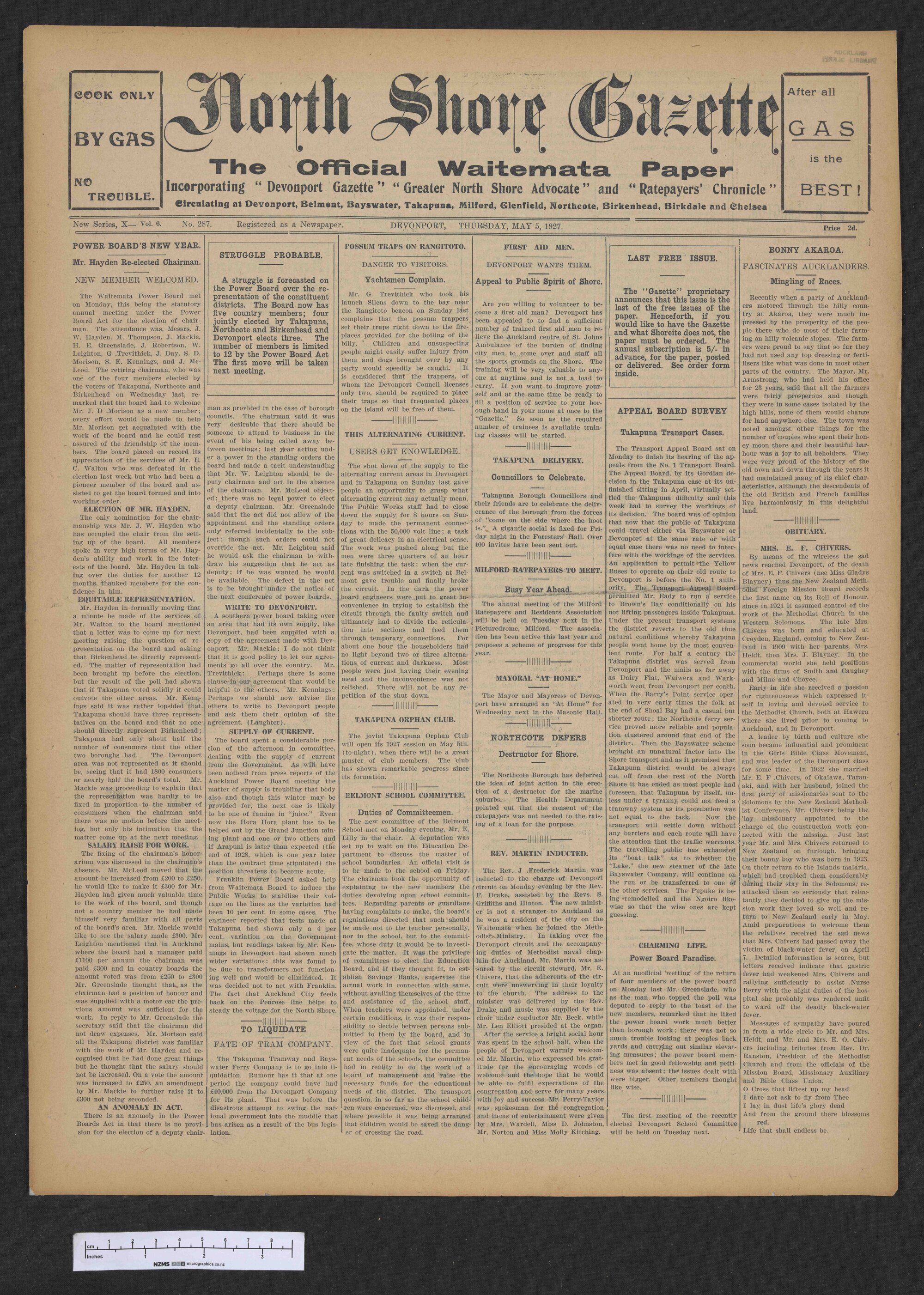1927-05-05 North Shore Gazette