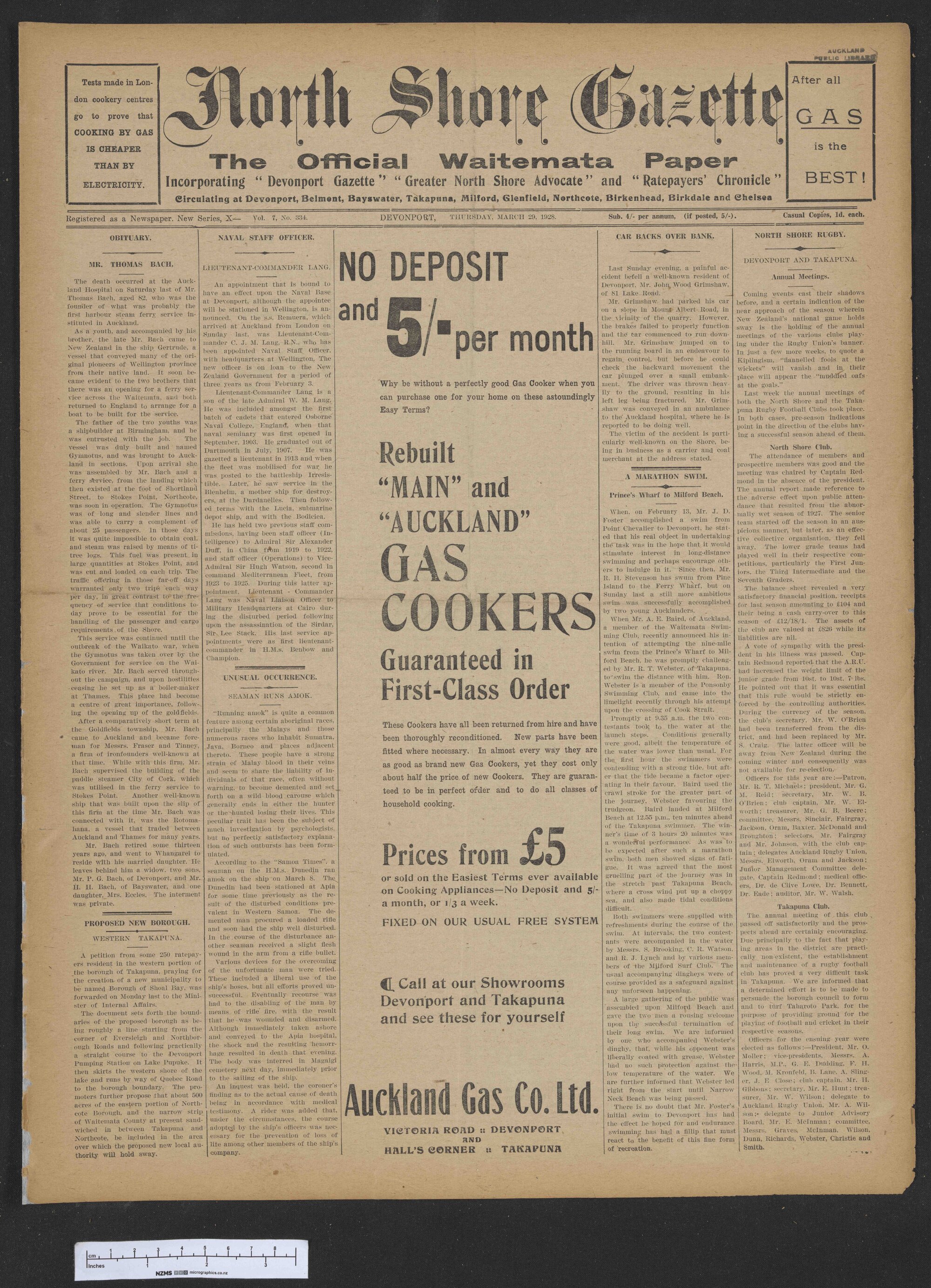 1928-03-29 North Shore Gazette