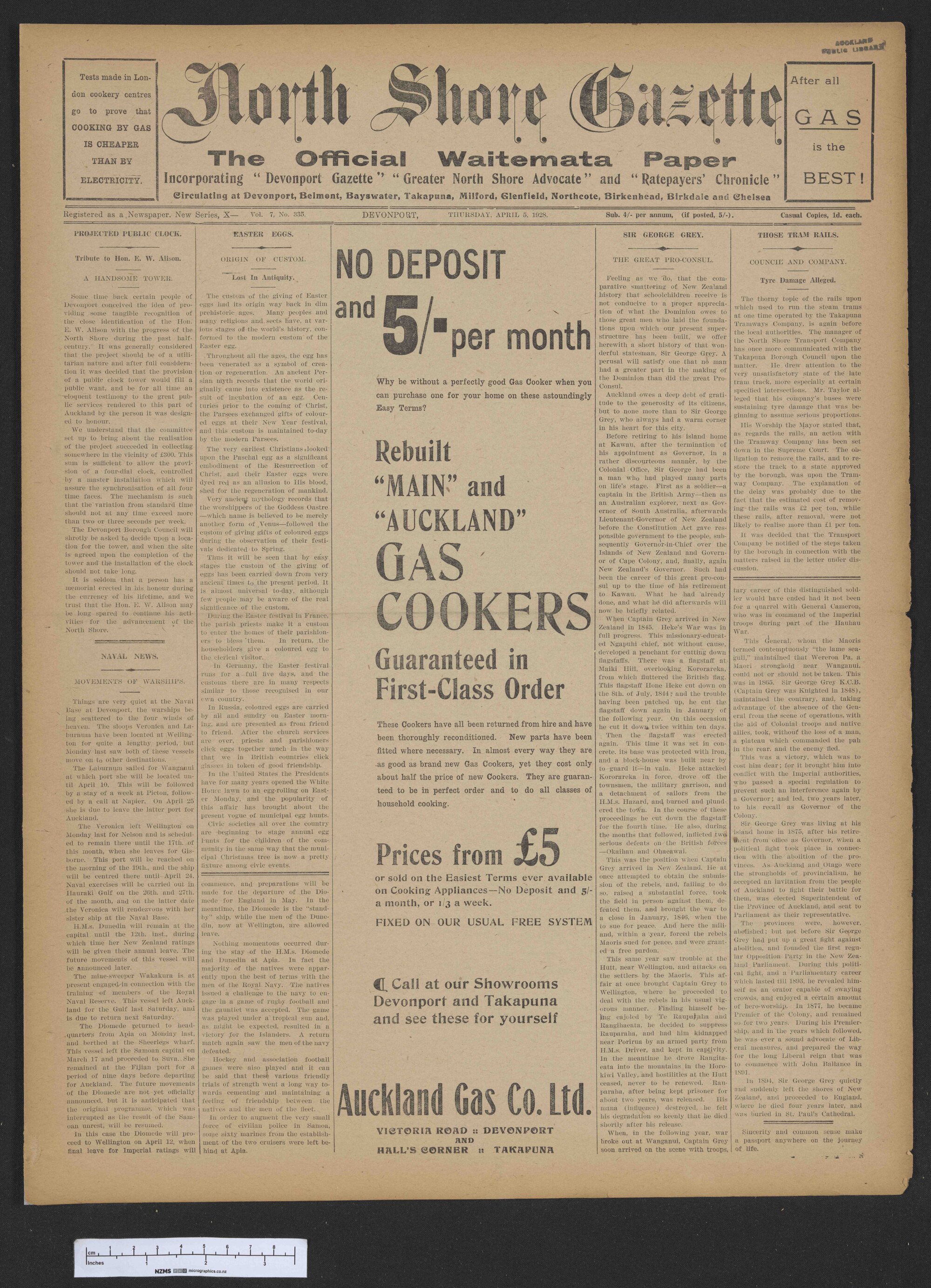 1928-04-05 North Shore Gazette