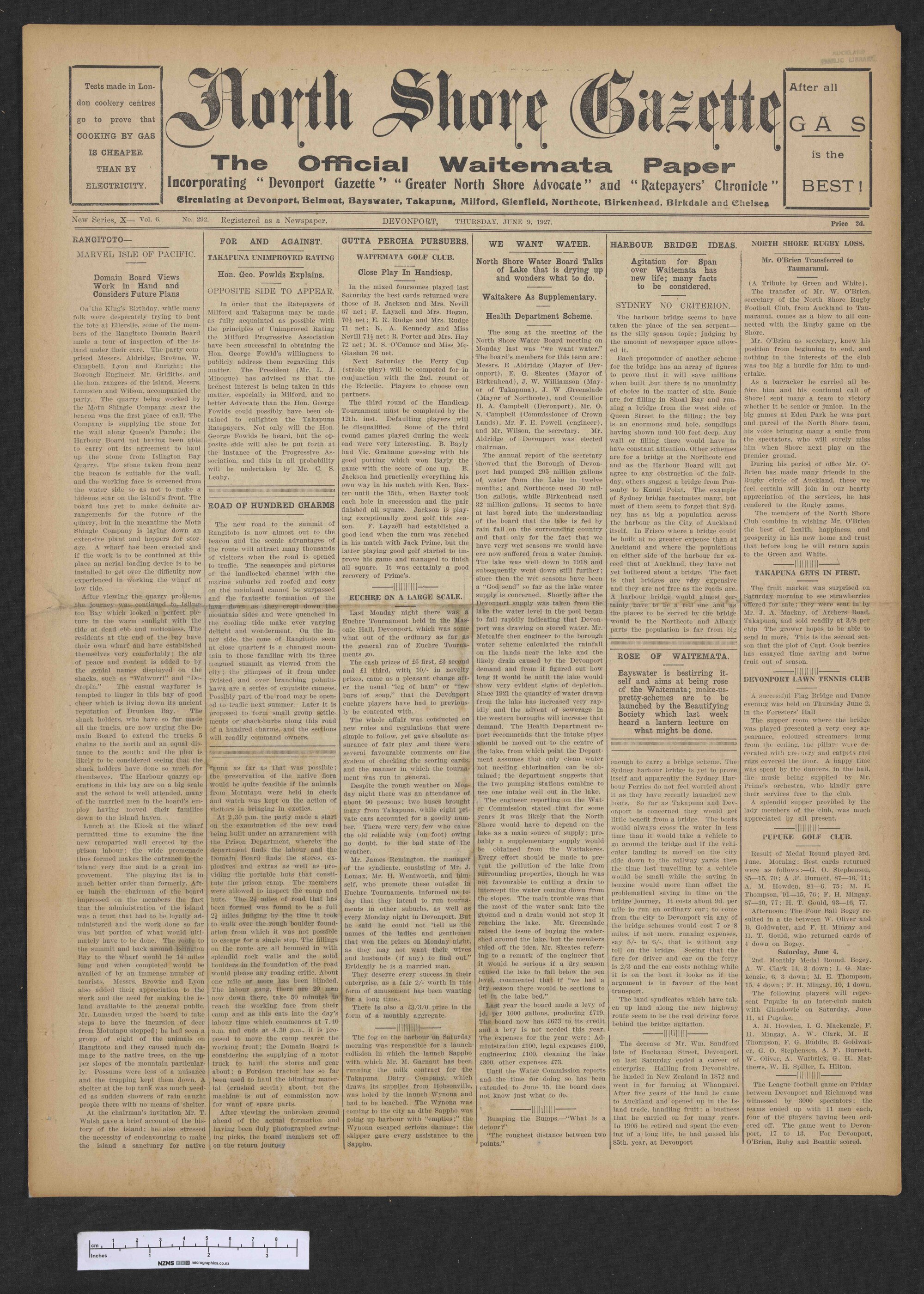 1927-06-09 North Shore Gazette