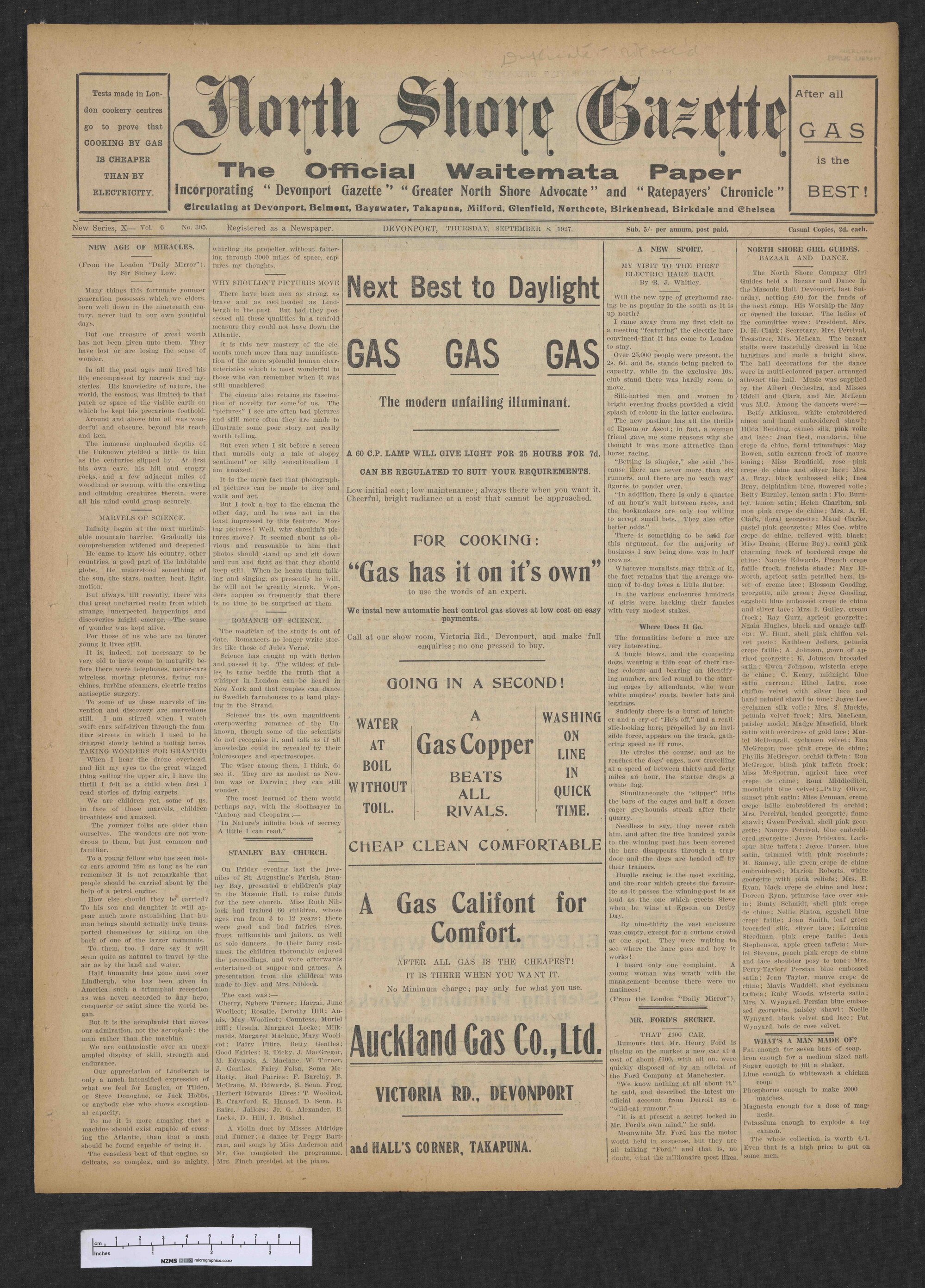 1927-09-08 North Shore Gazette