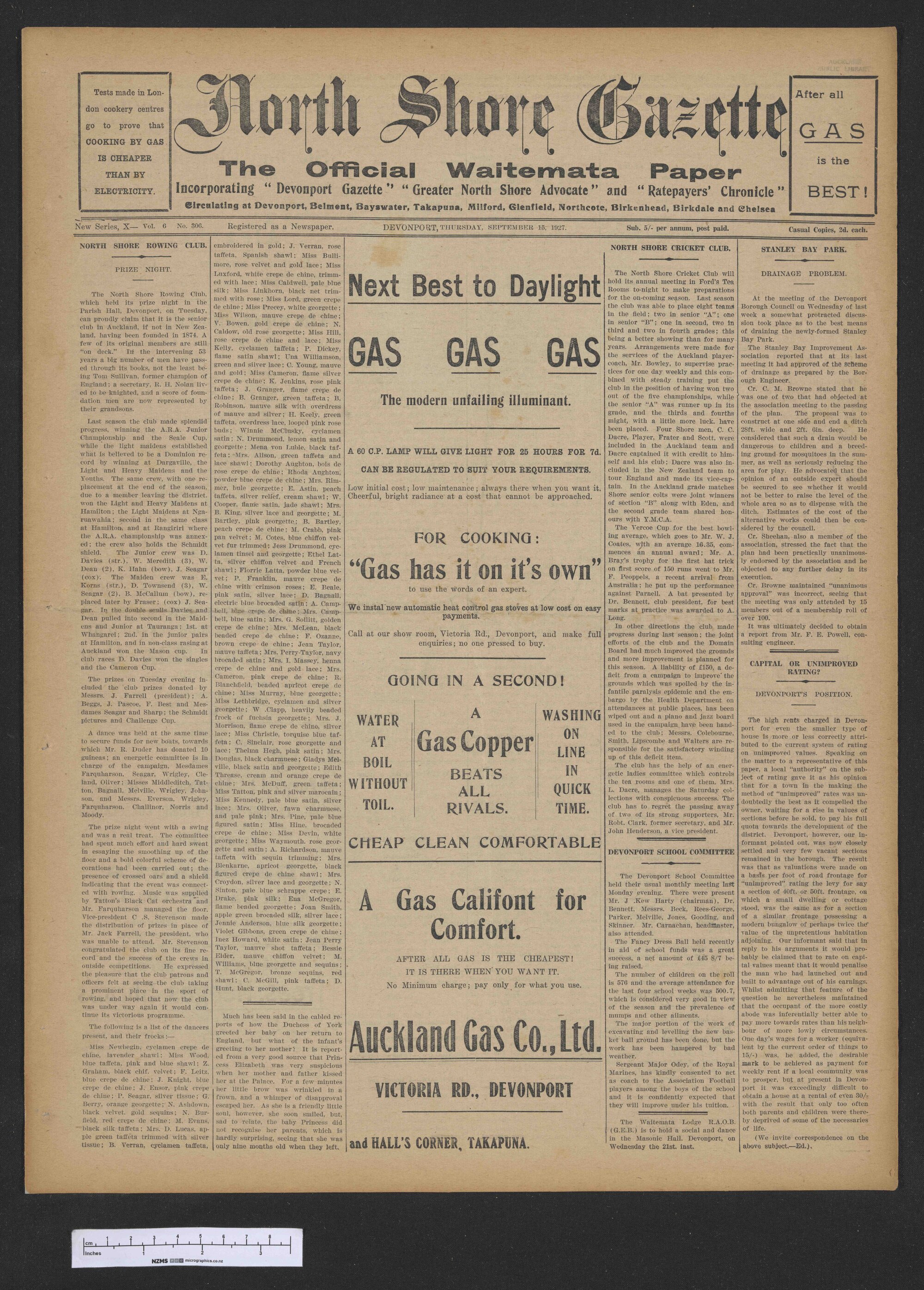 1927-09-15 North Shore Gazette