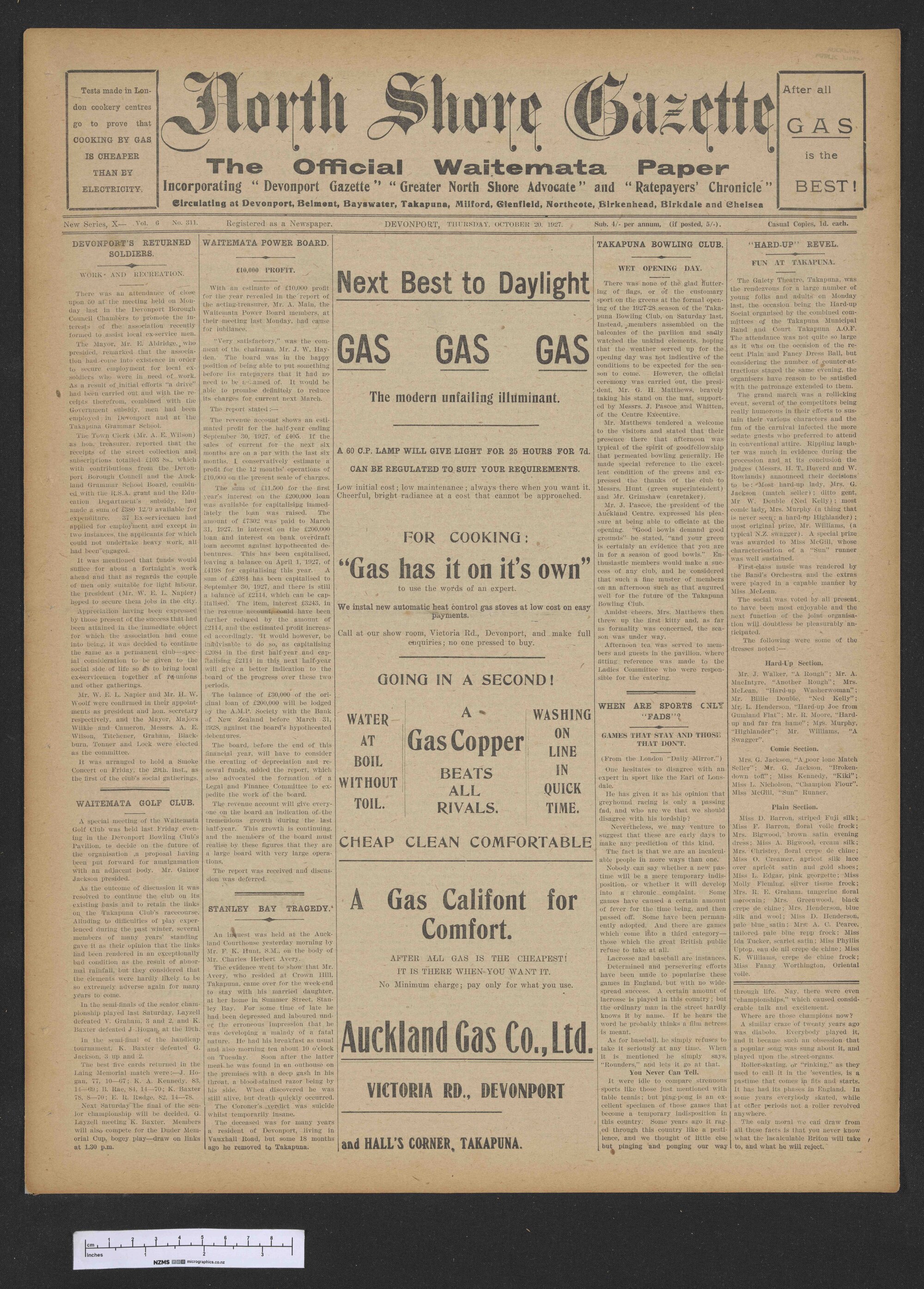 1927-10-20 North Shore Gazette
