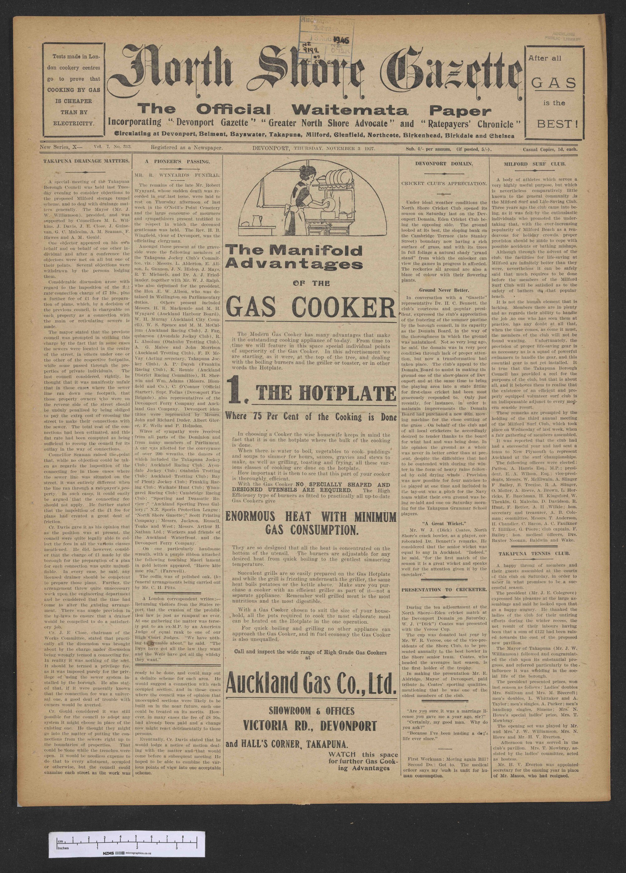1927-11-03 North Shore Gazette