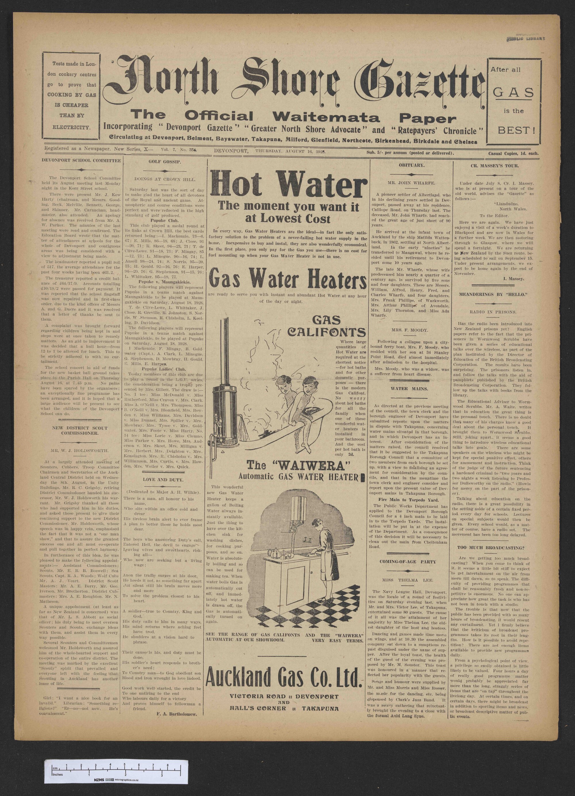 1928-08-16 North Shore Gazette