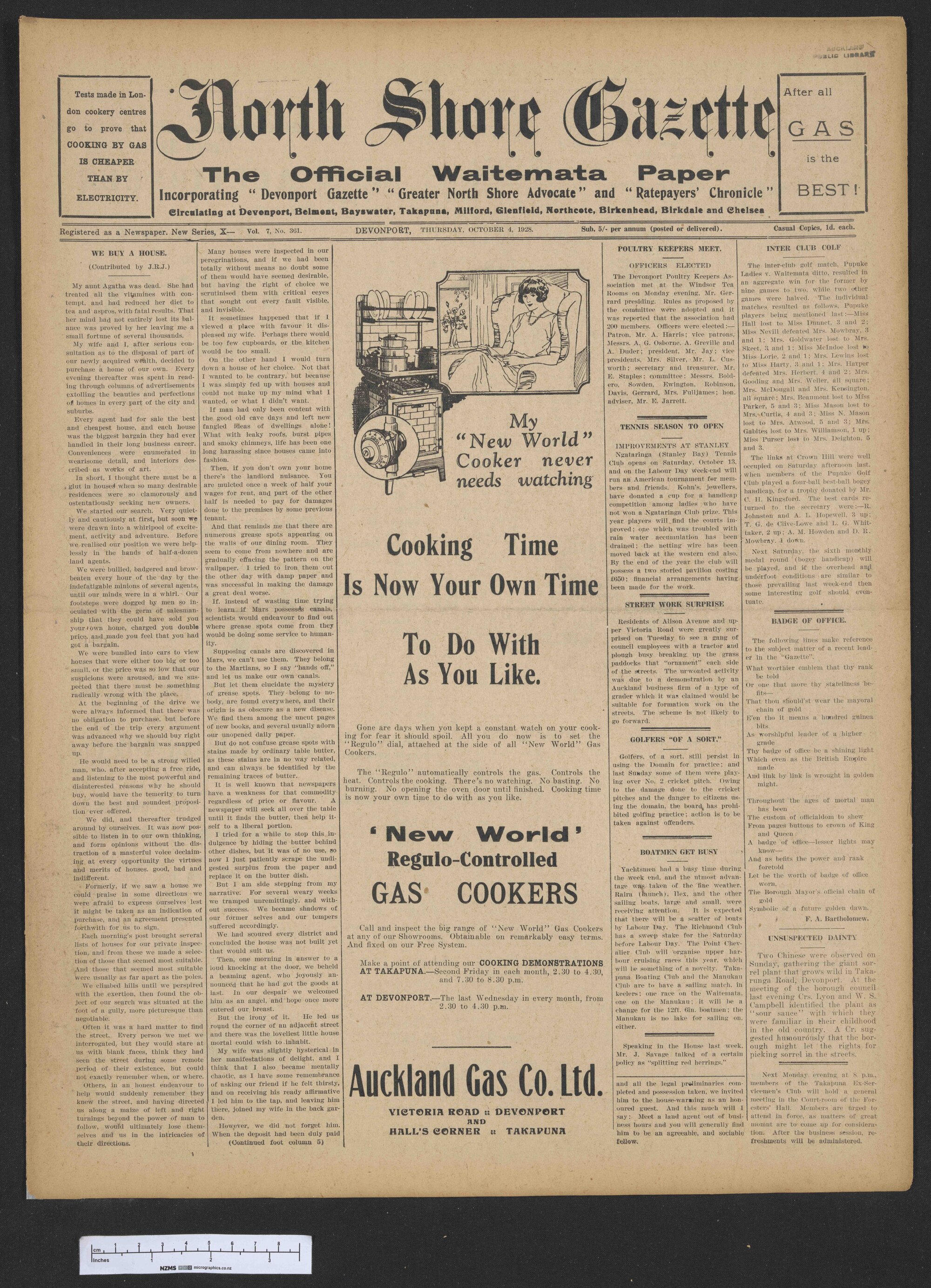1928-10-04 North Shore Gazette