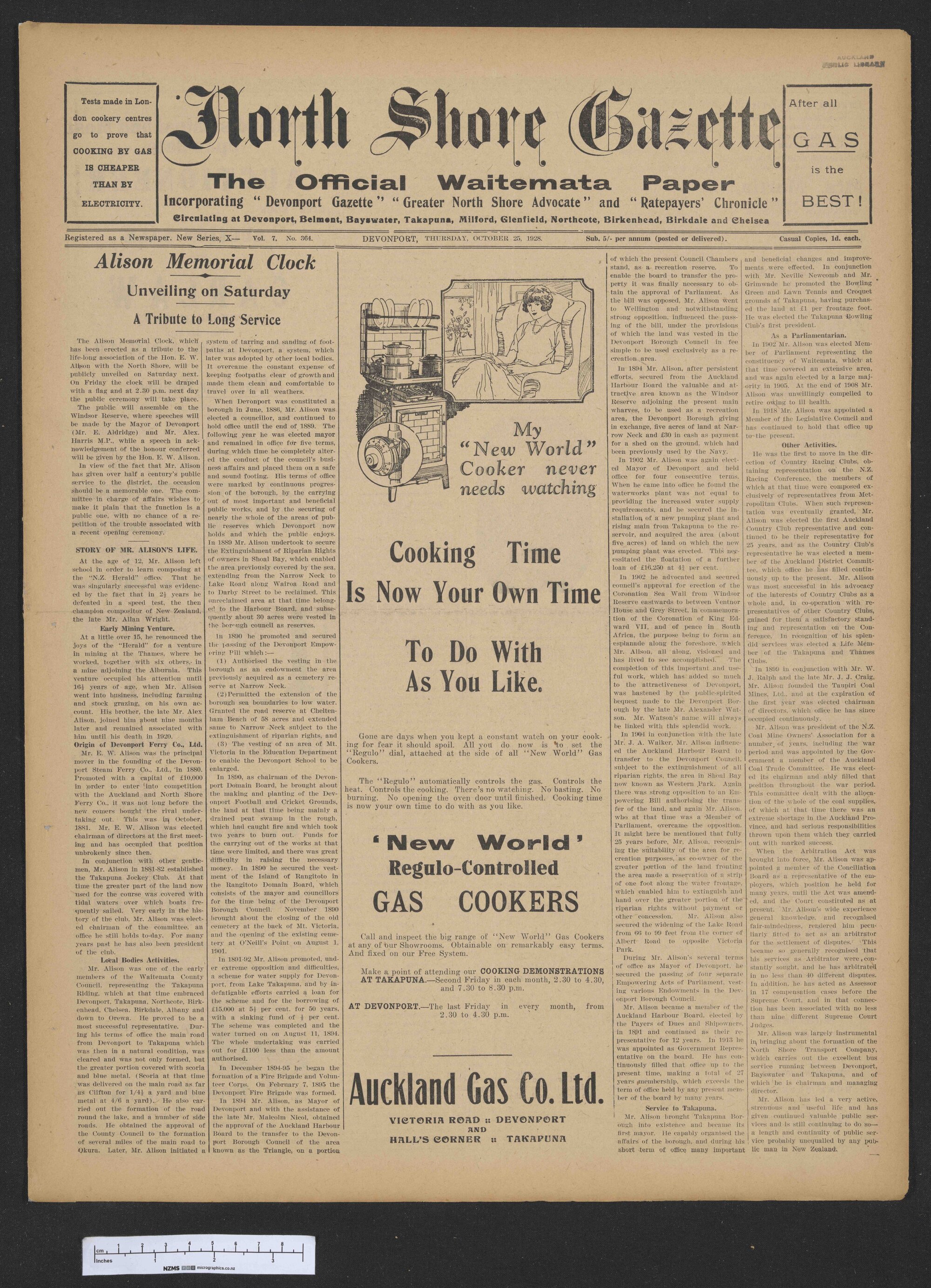 1928-10-25 North Shore Gazette