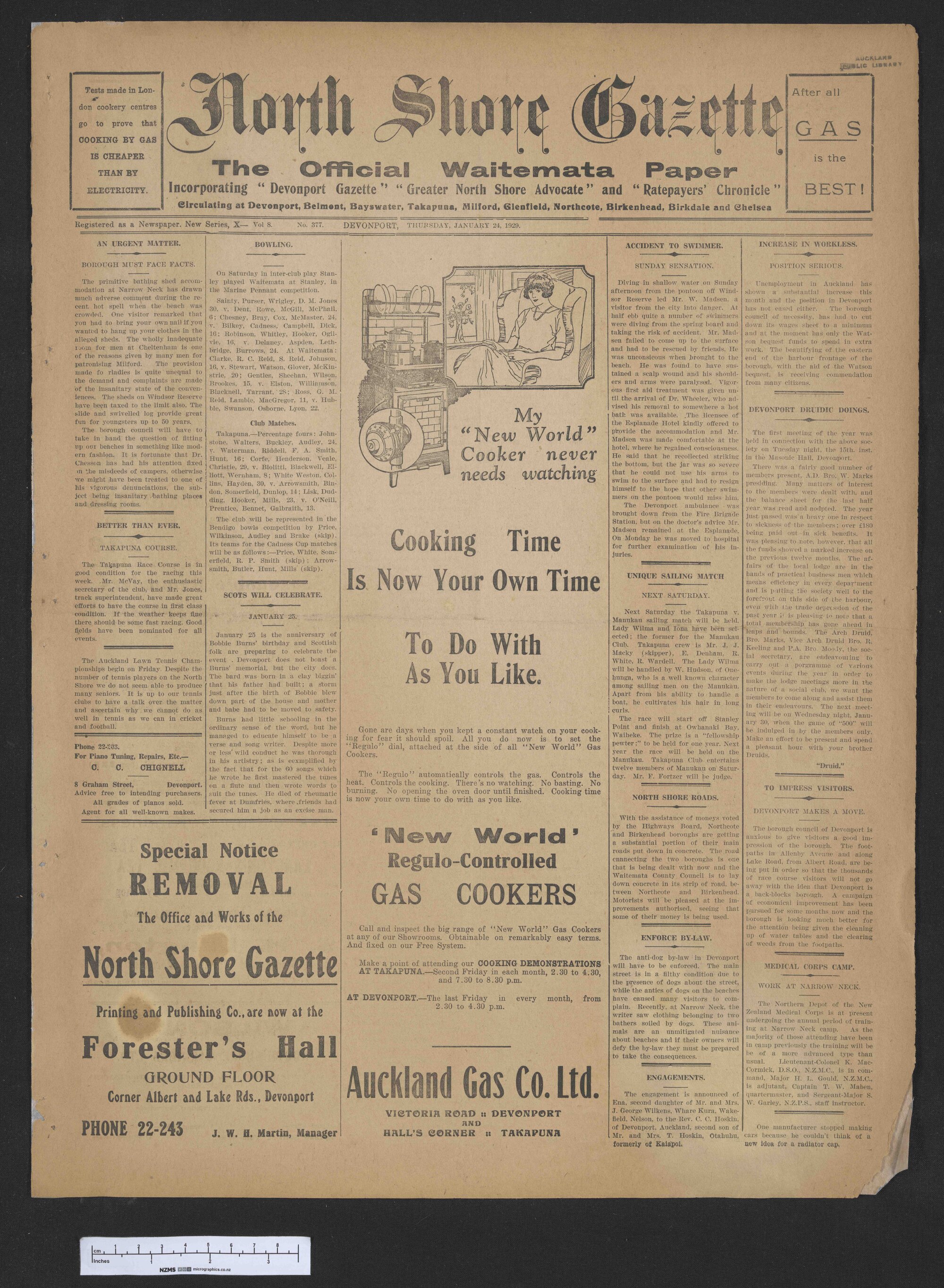 1929-01-24 North Shore Gazette