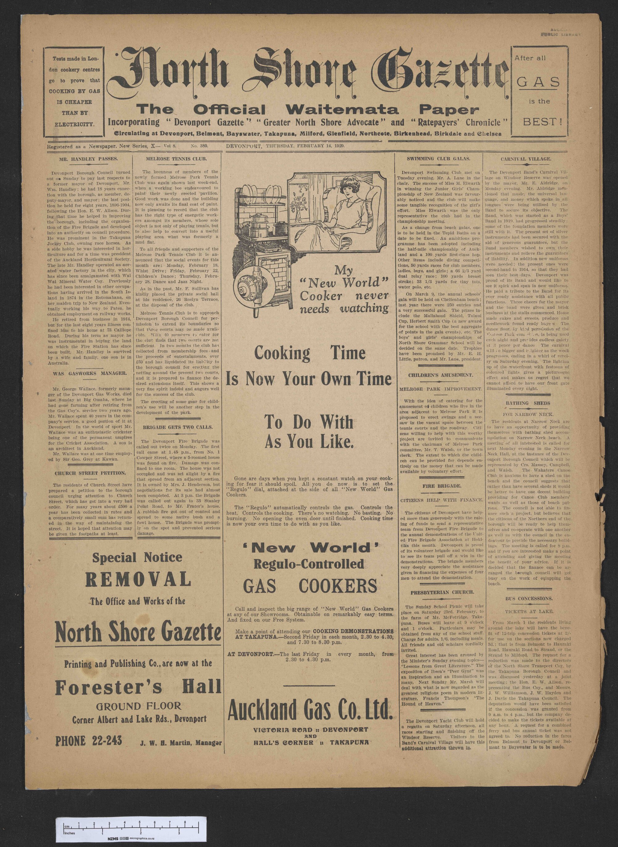 1929-02-14 North Shore Gazette