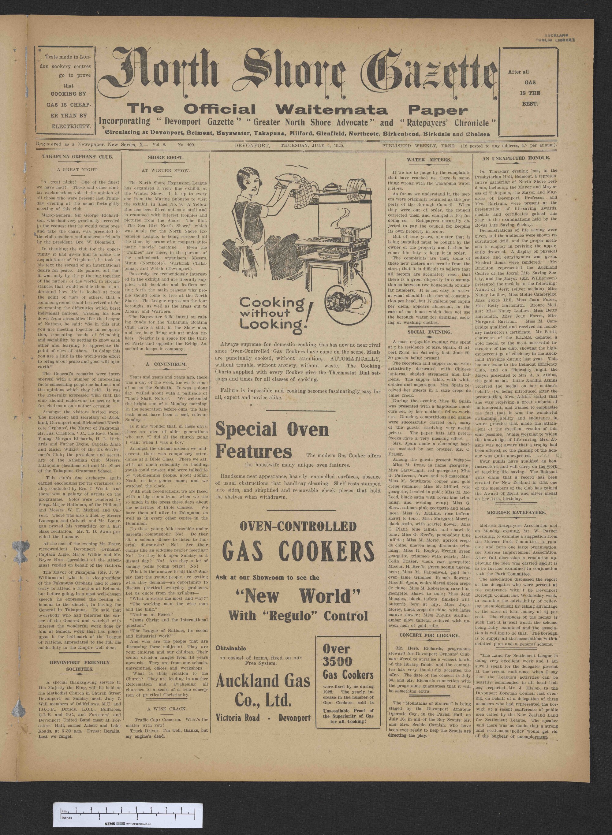 1929-07-04 North Shore Gazette