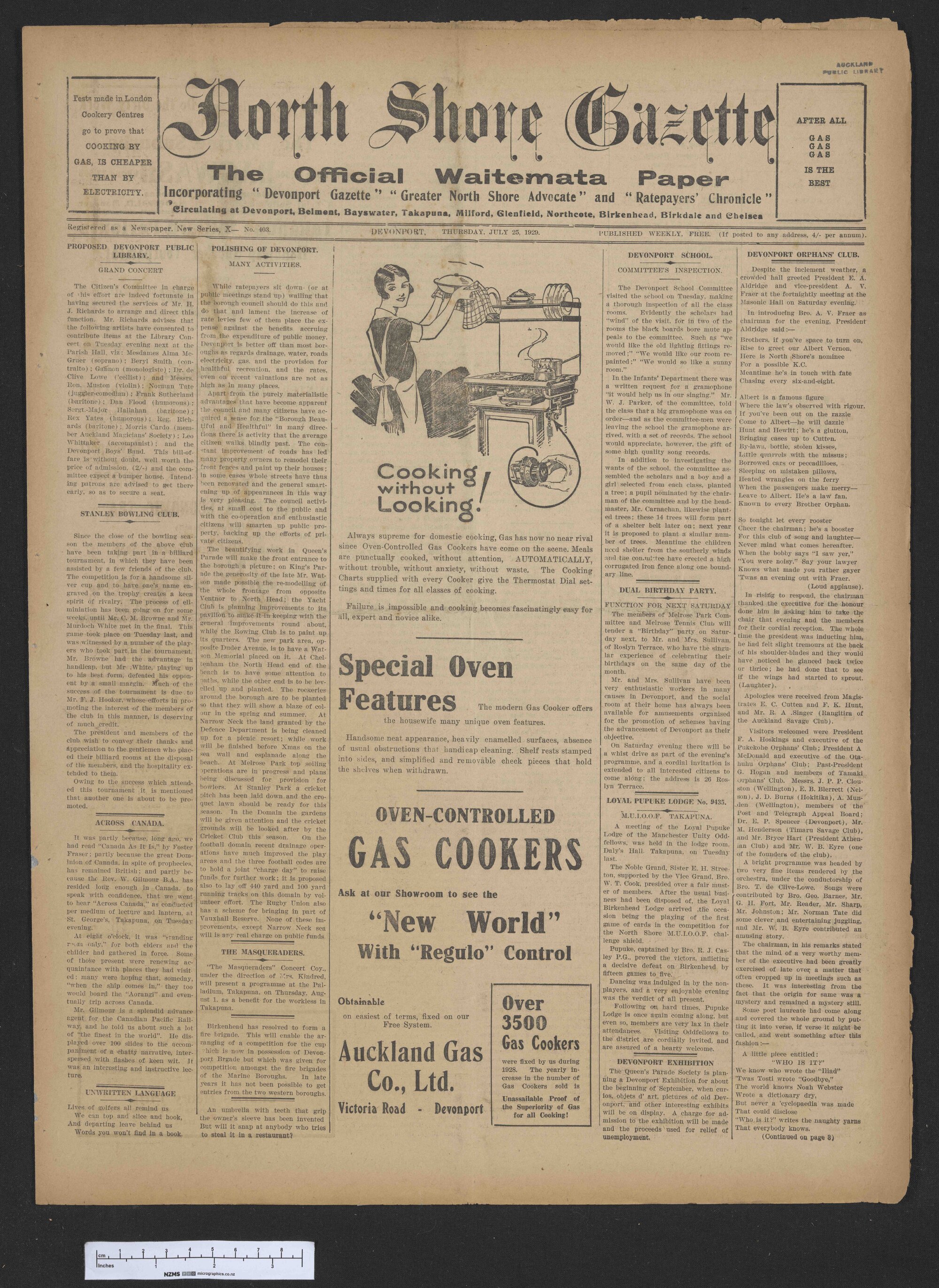 1929-07-25 North Shore Gazette