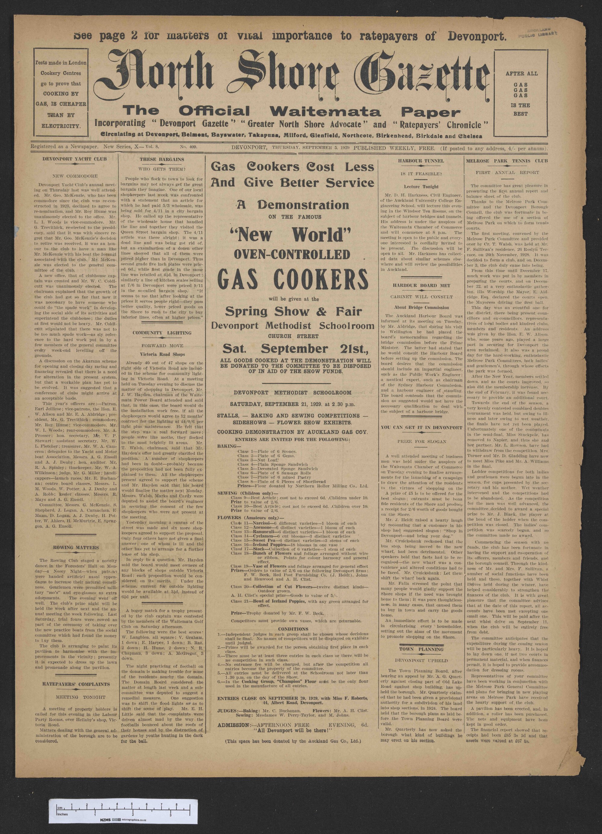 1929-09-05 North Shore Gazette
