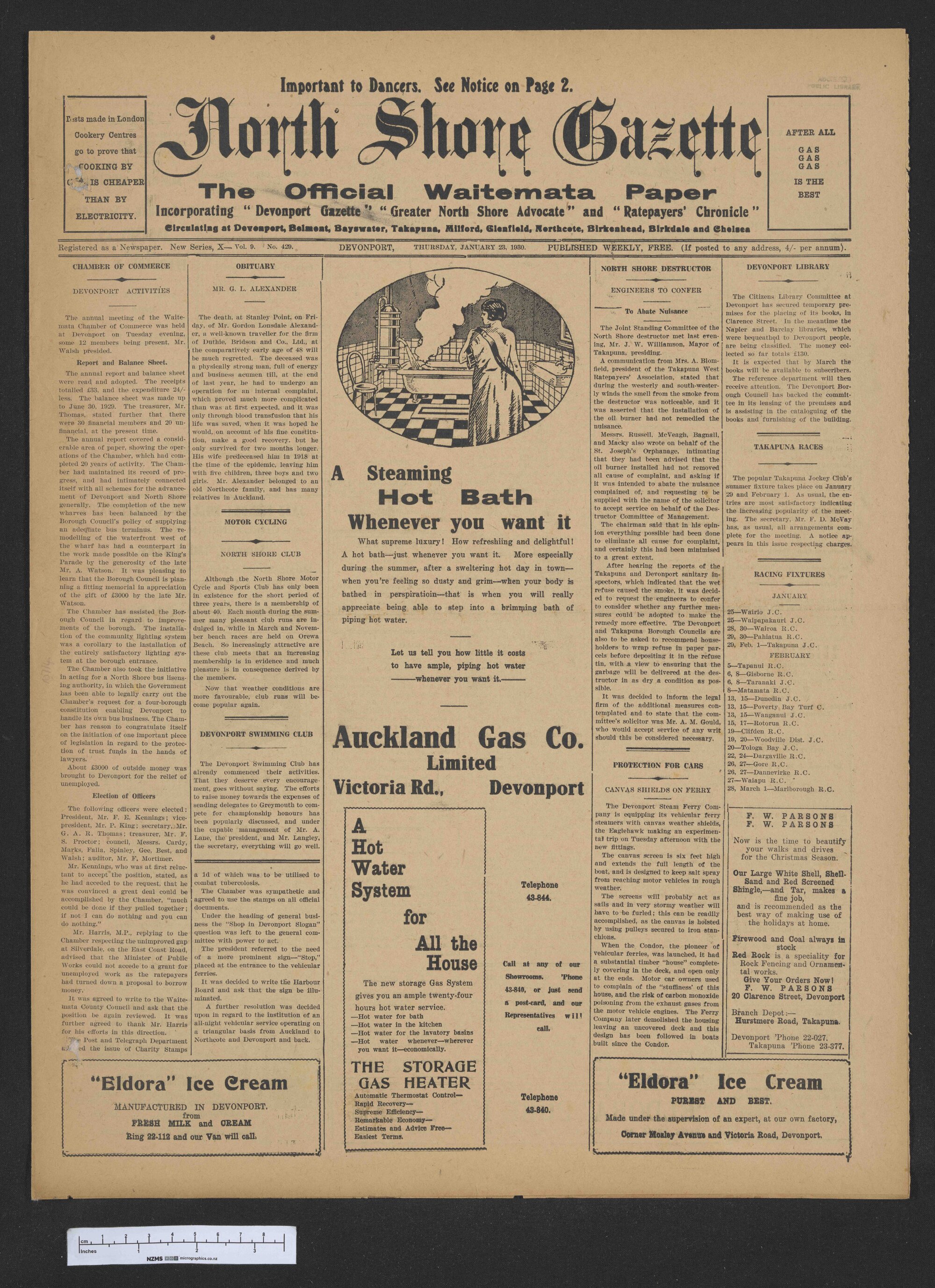 1930-01-23 North Shore Gazette