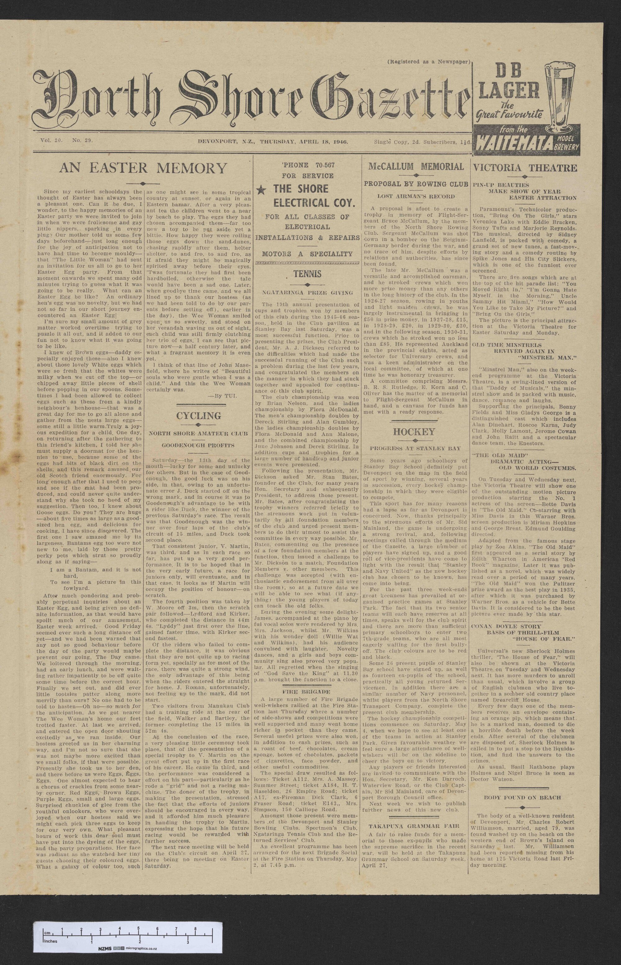 1946-04-18 North Shore Gazette