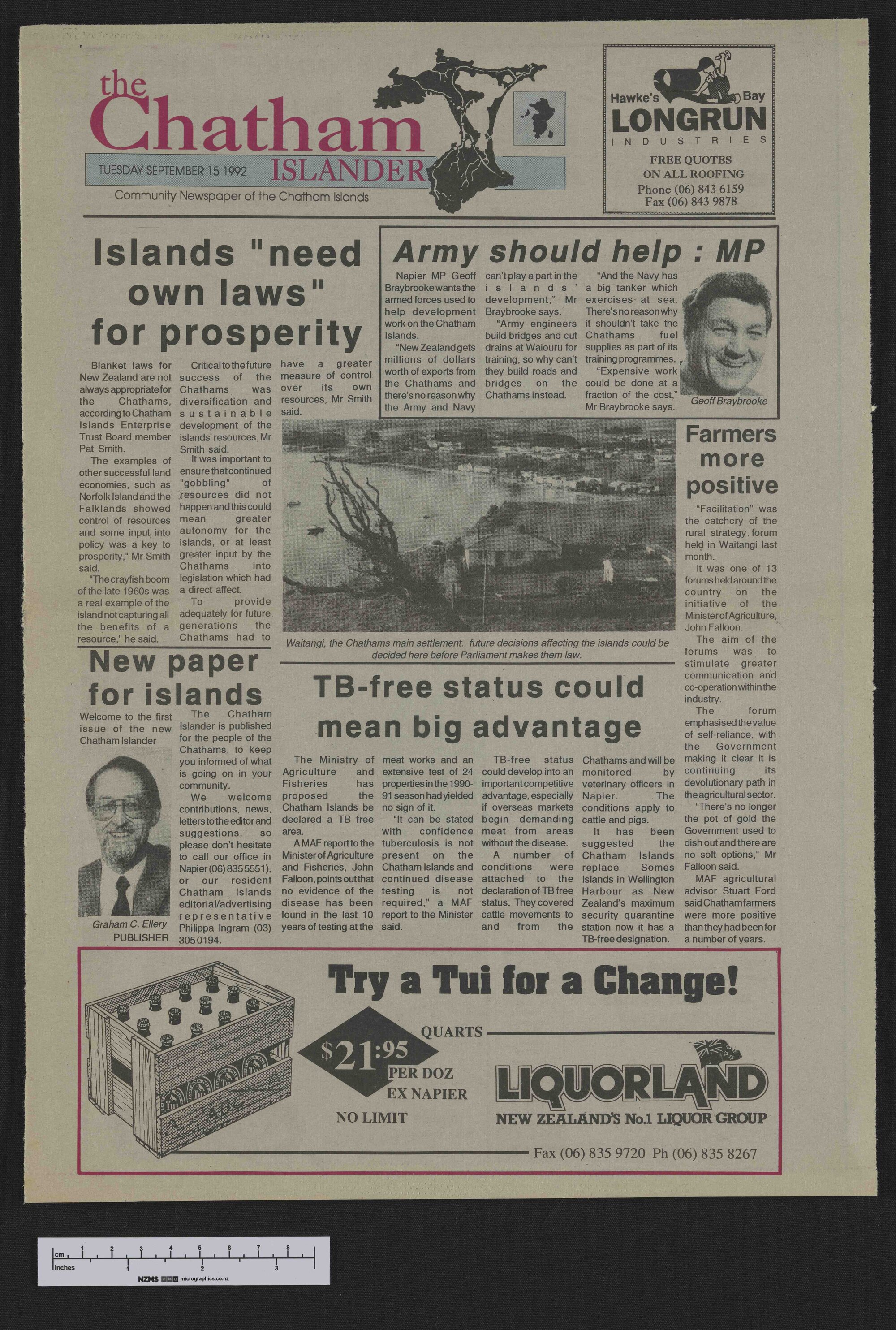 1992-09-15 Chatham Islander