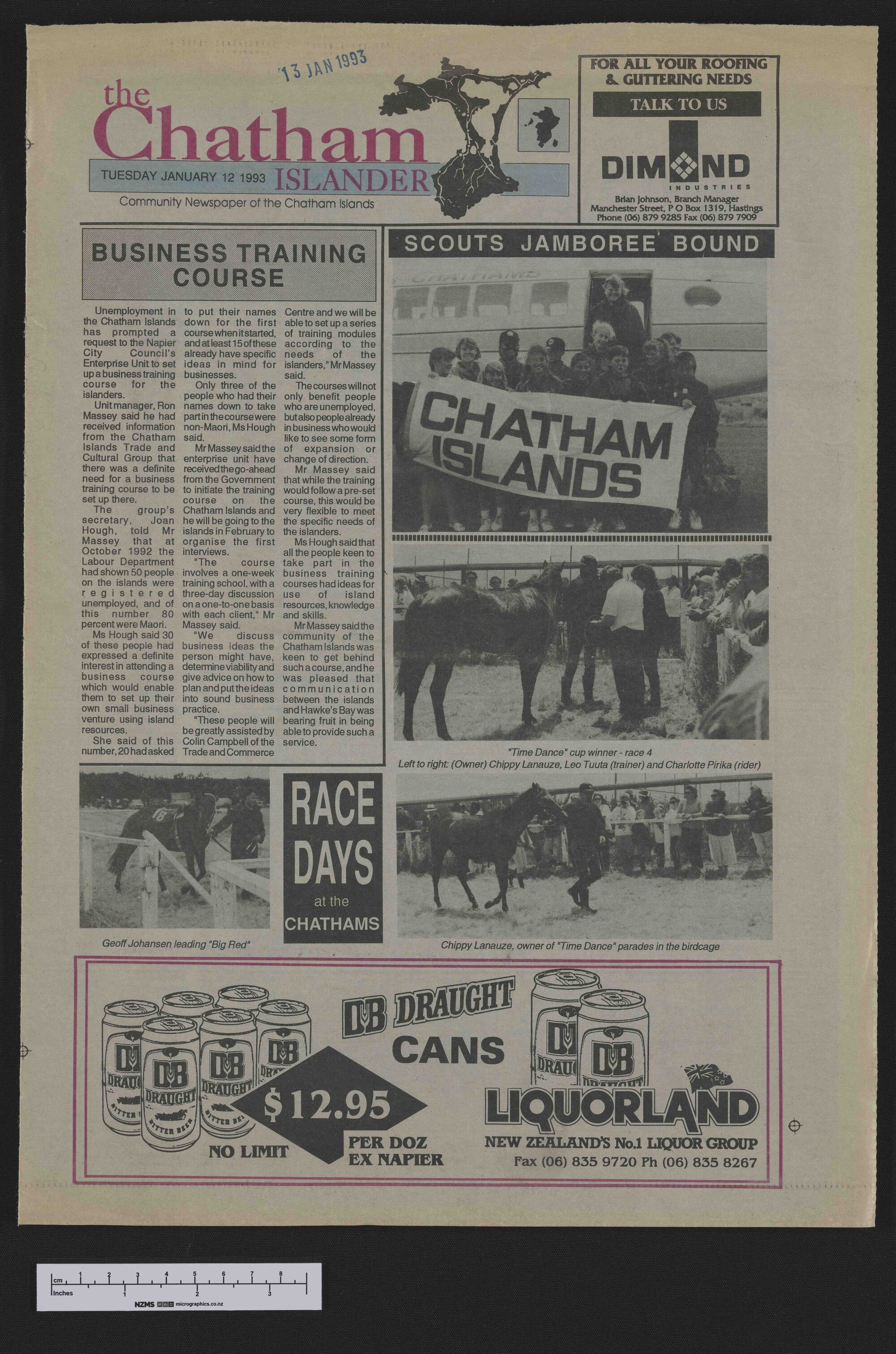 1993-01-12 Chatham Islander