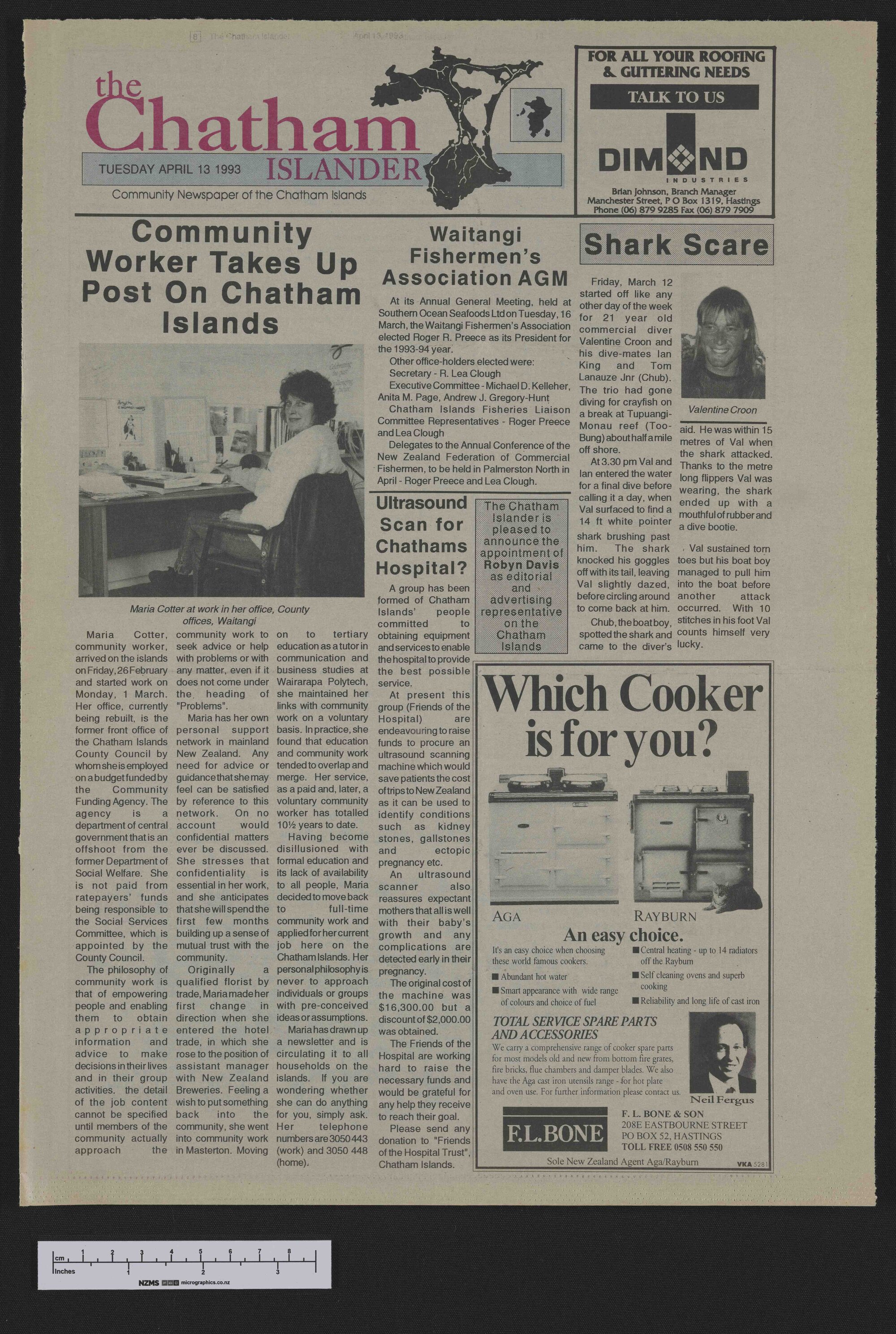 1993-04-13 Chatham Islander