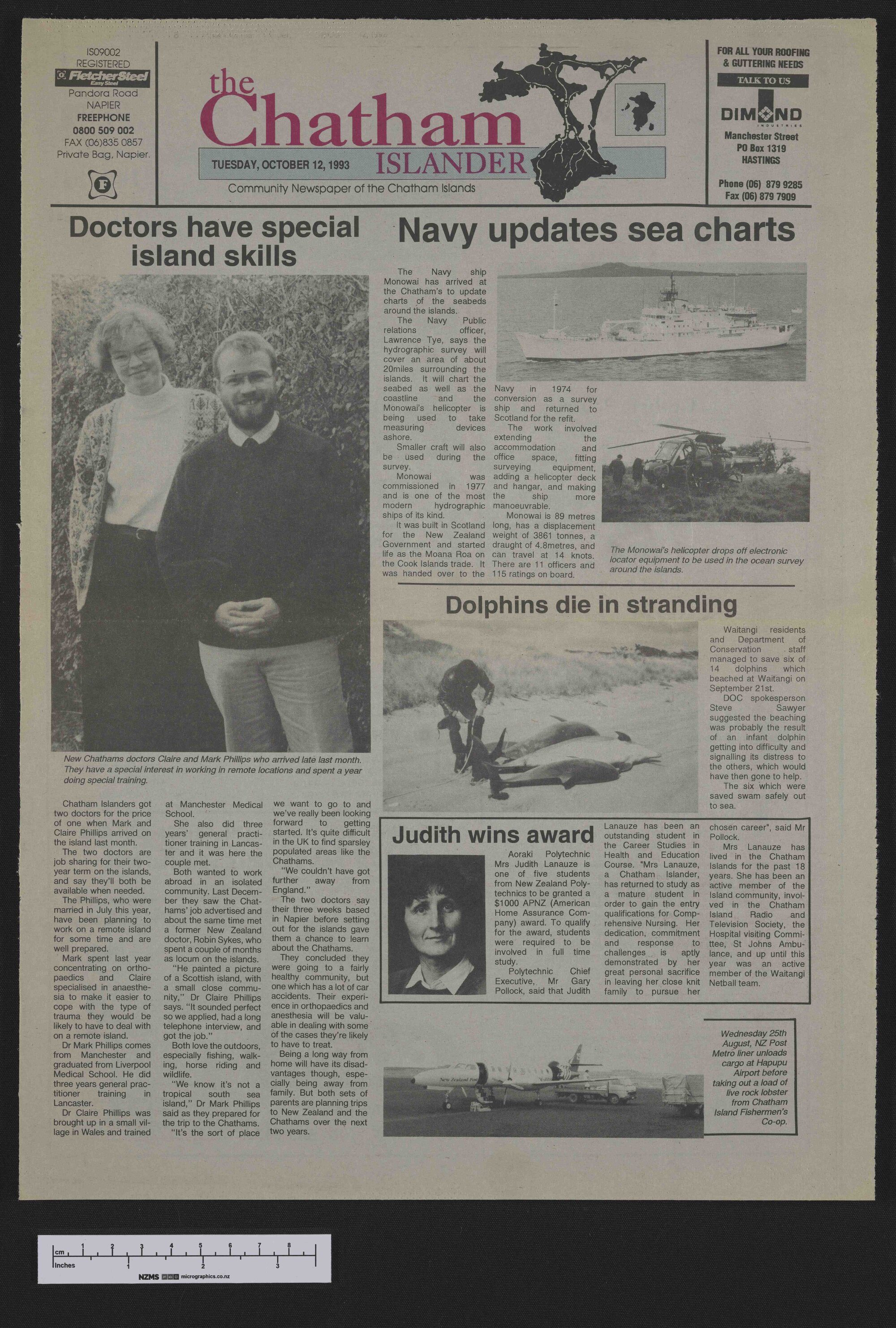 1993-10-12 Chatham Islander