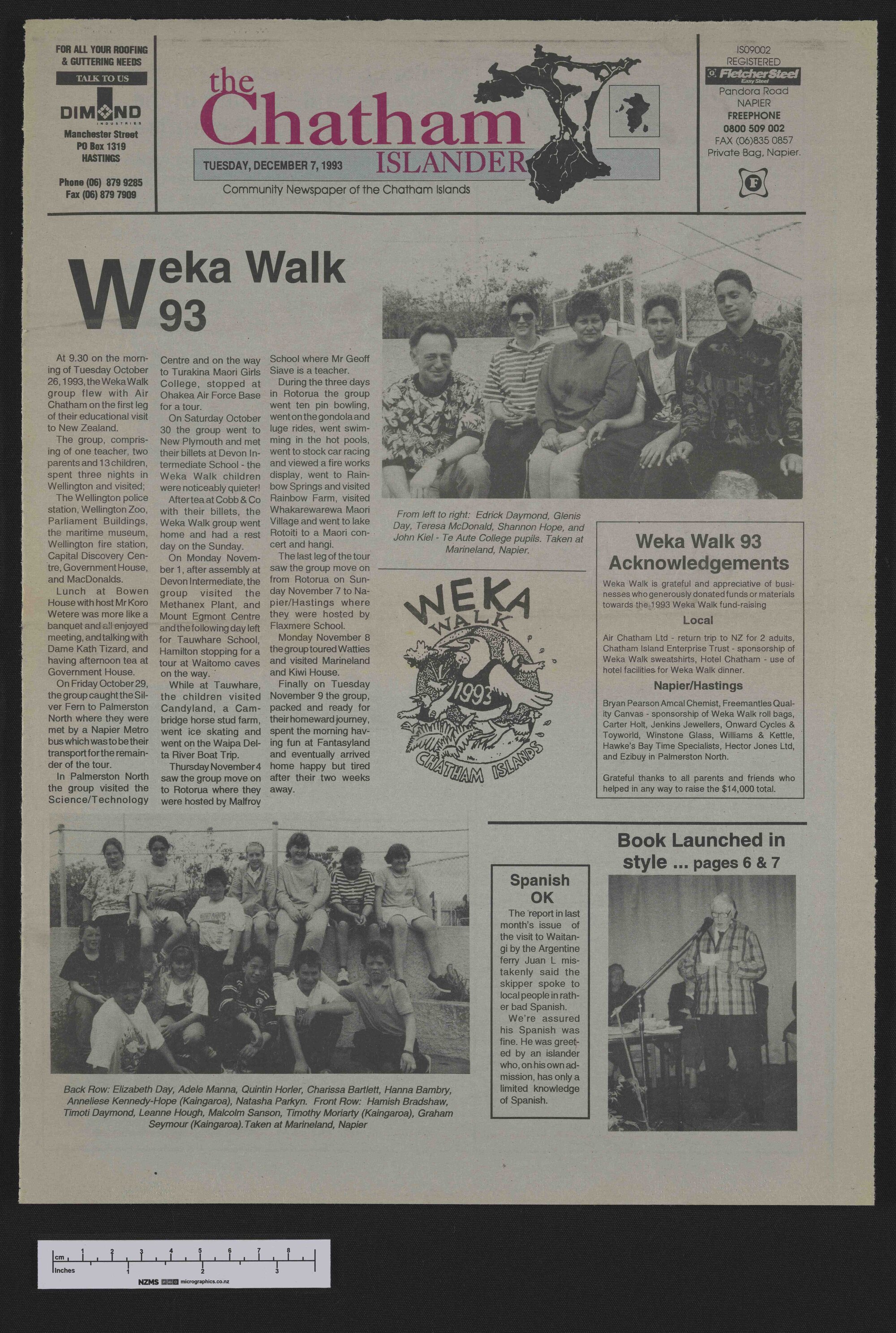 1993-12-07 Chatham Islander