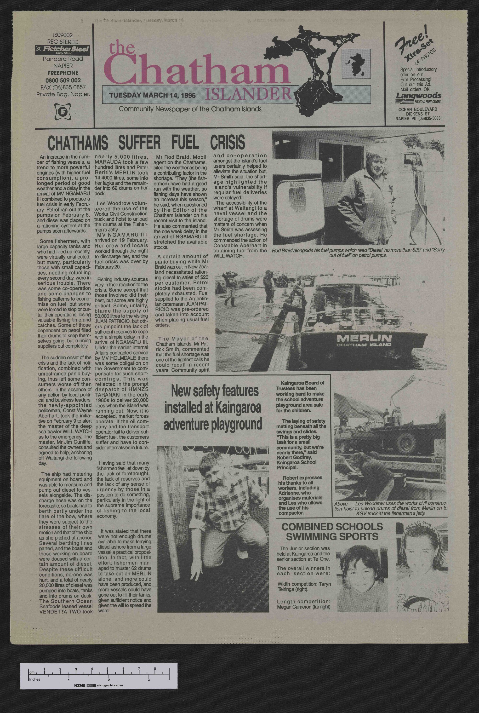 1995-03-14 Chatham Islander