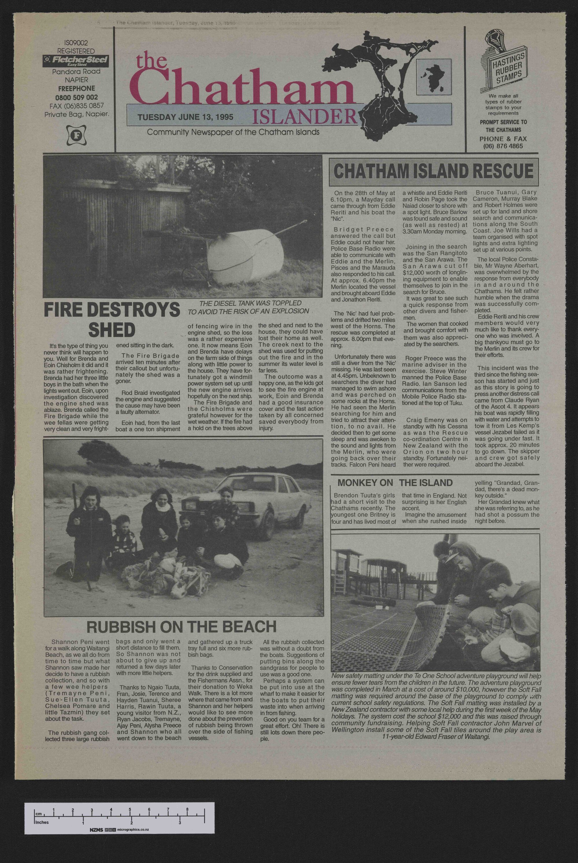 1995-06-13 Chatham Islander