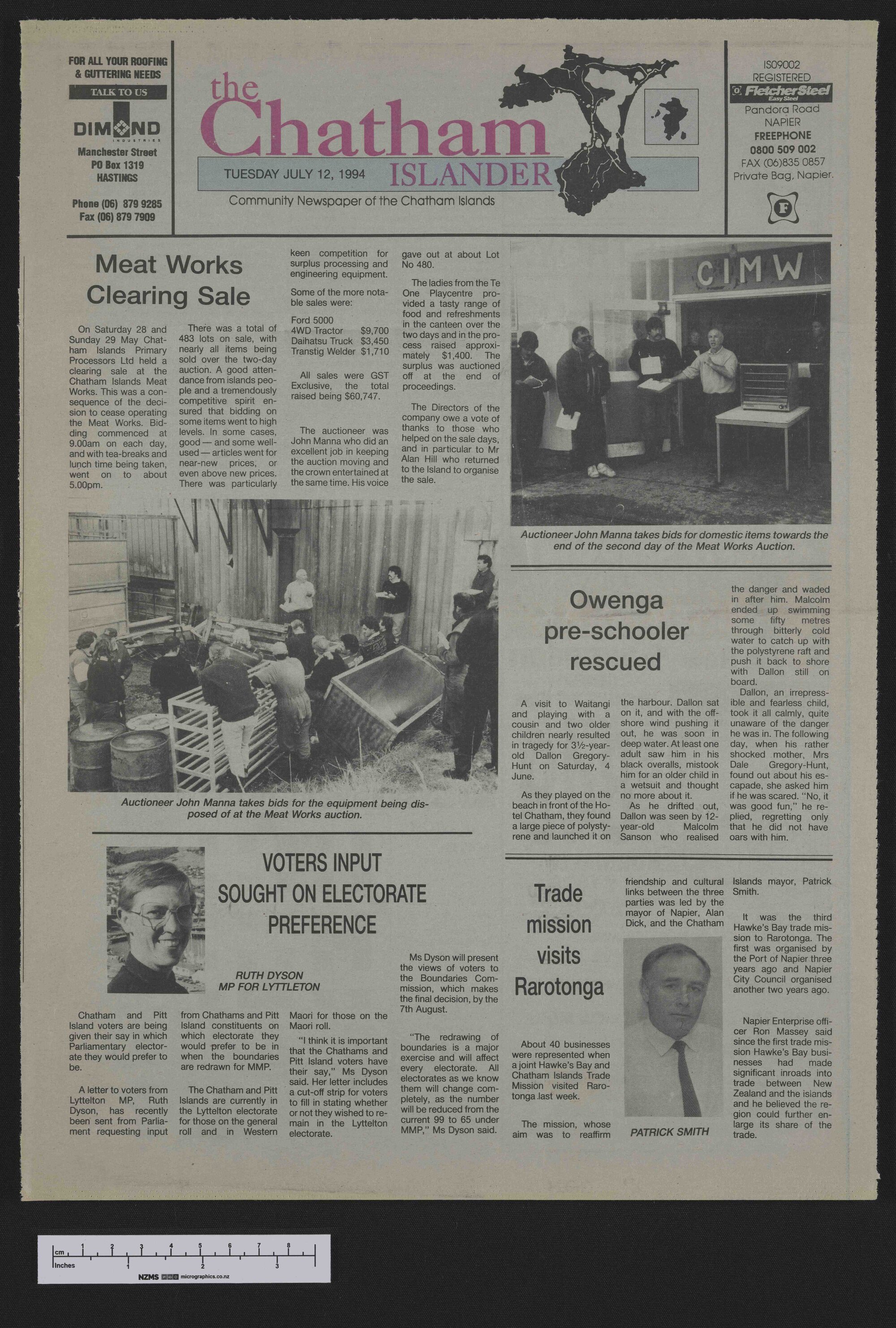 1994-07-12 Chatham Islander