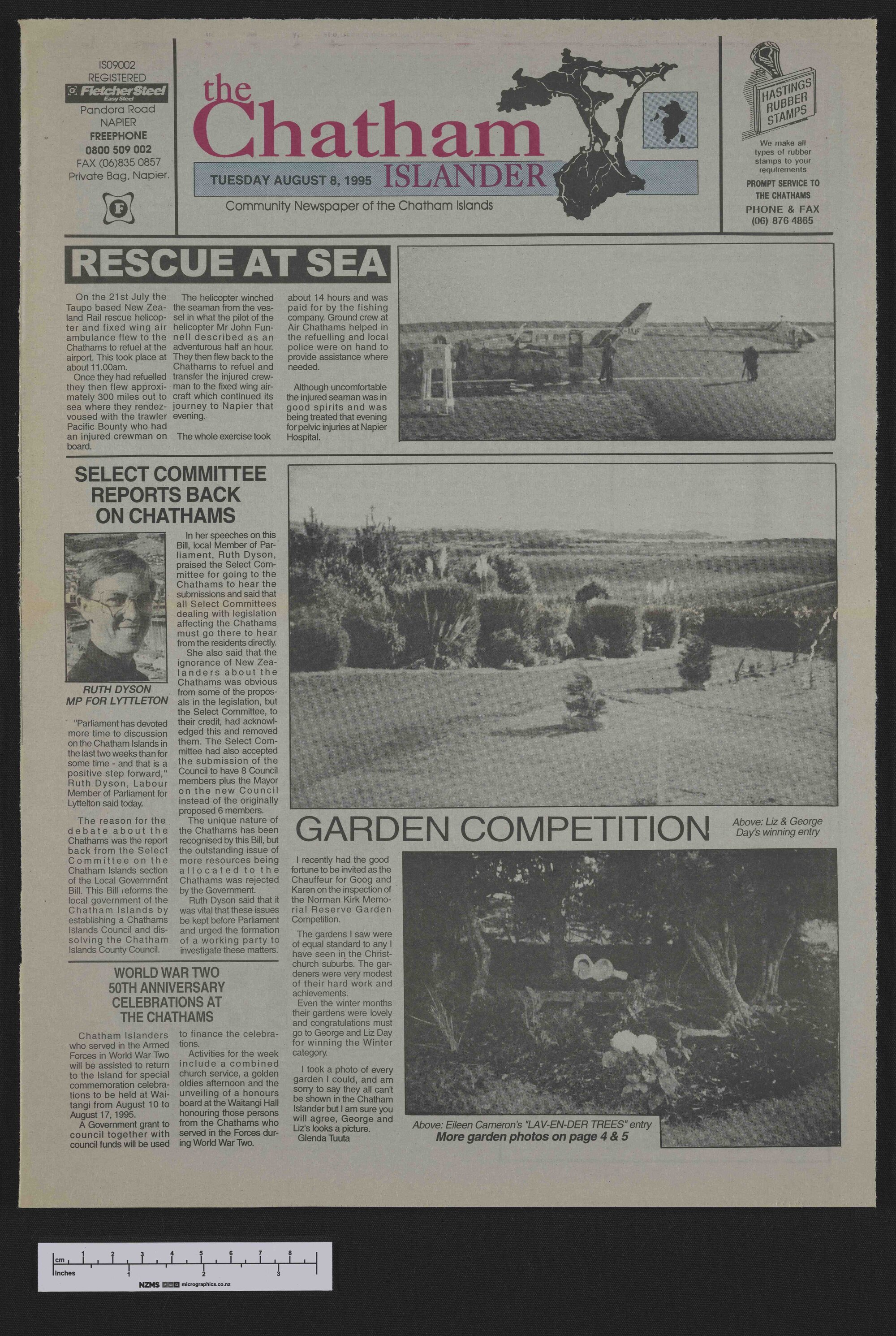 1995-08-08 Chatham Islander